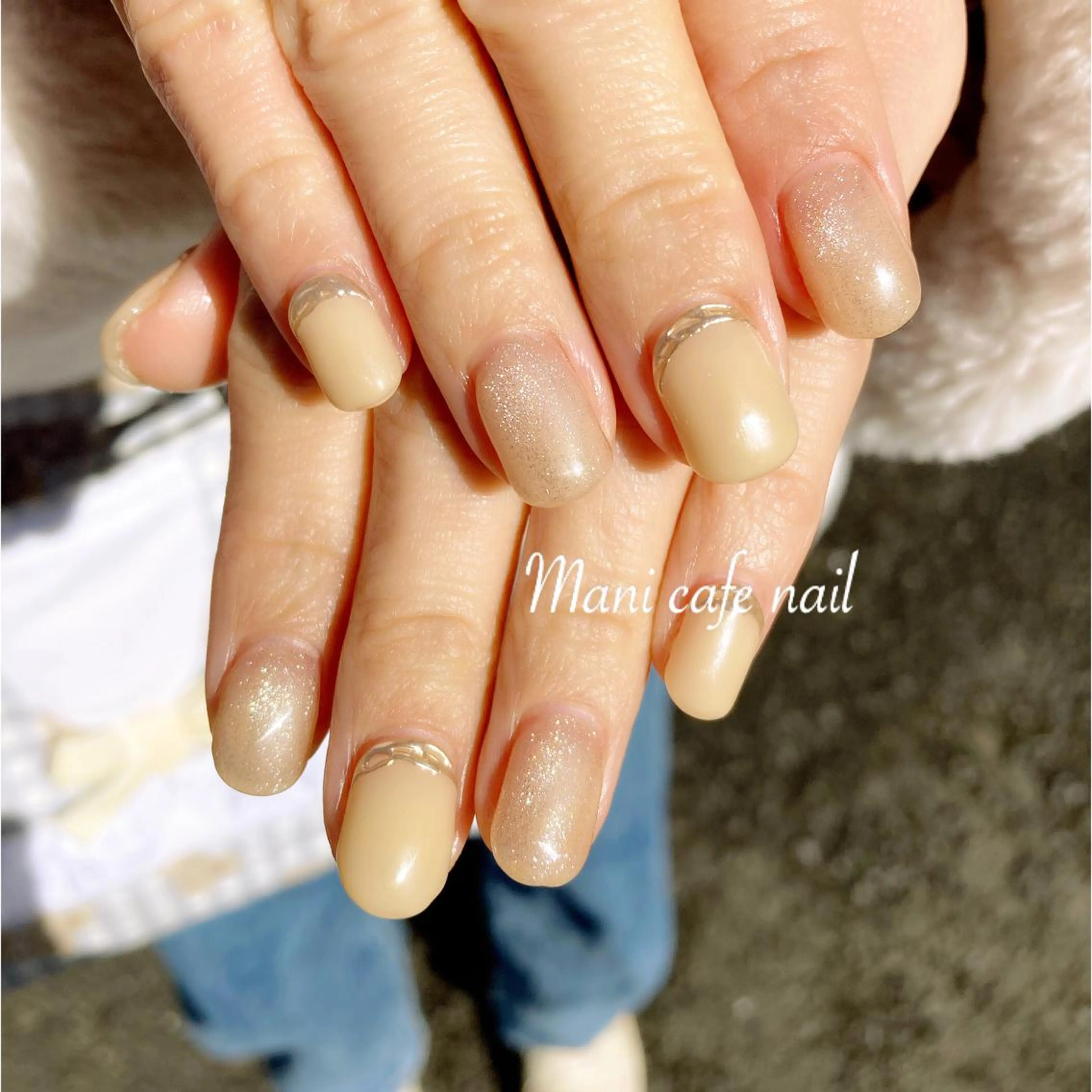 ネイル ハンドネイル Mani cafe nailのネイルデザイン