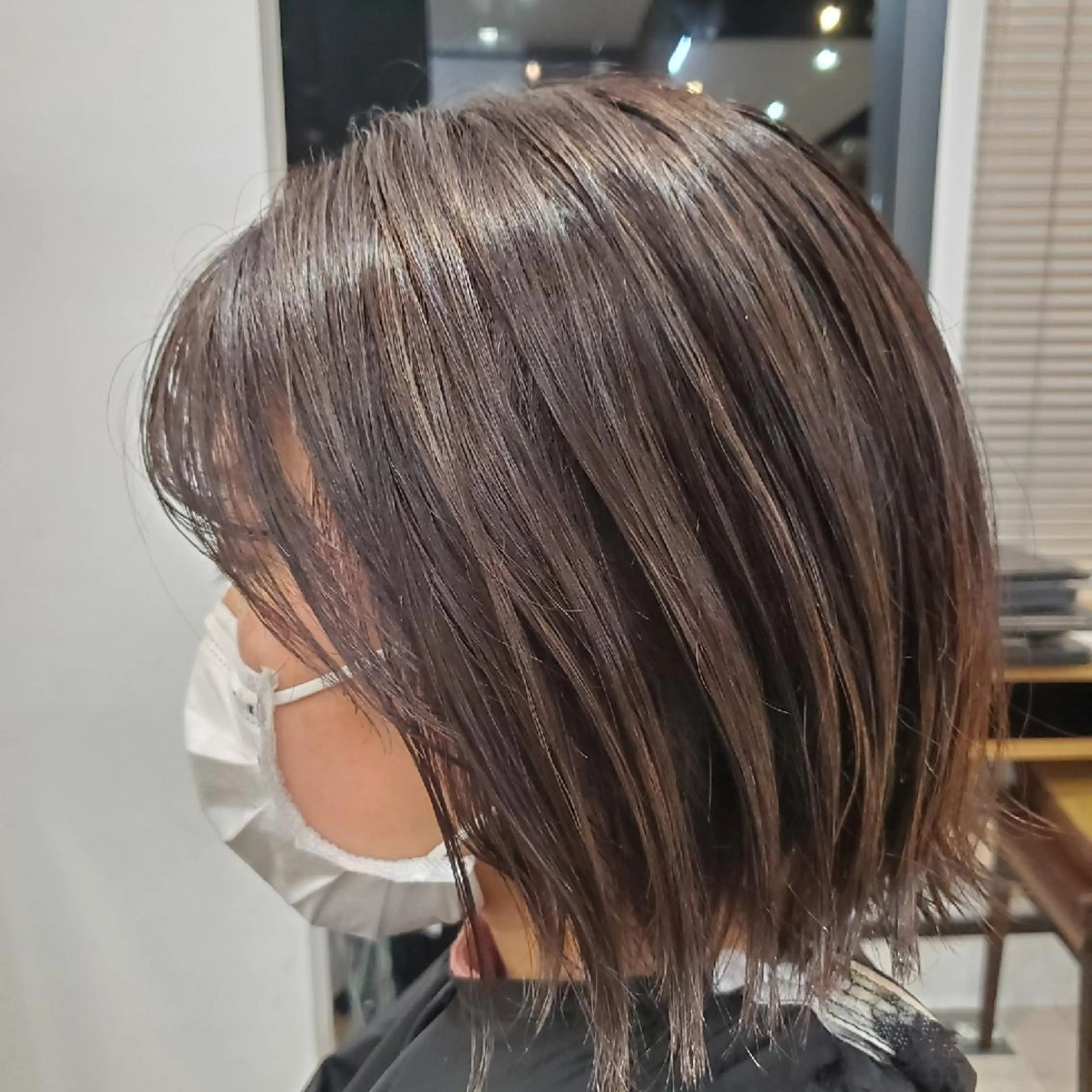 ショート カラー ハイライトカラー ハイライト メンズカット曲がる 縮毛矯正佐々木タクマのヘアスタイル