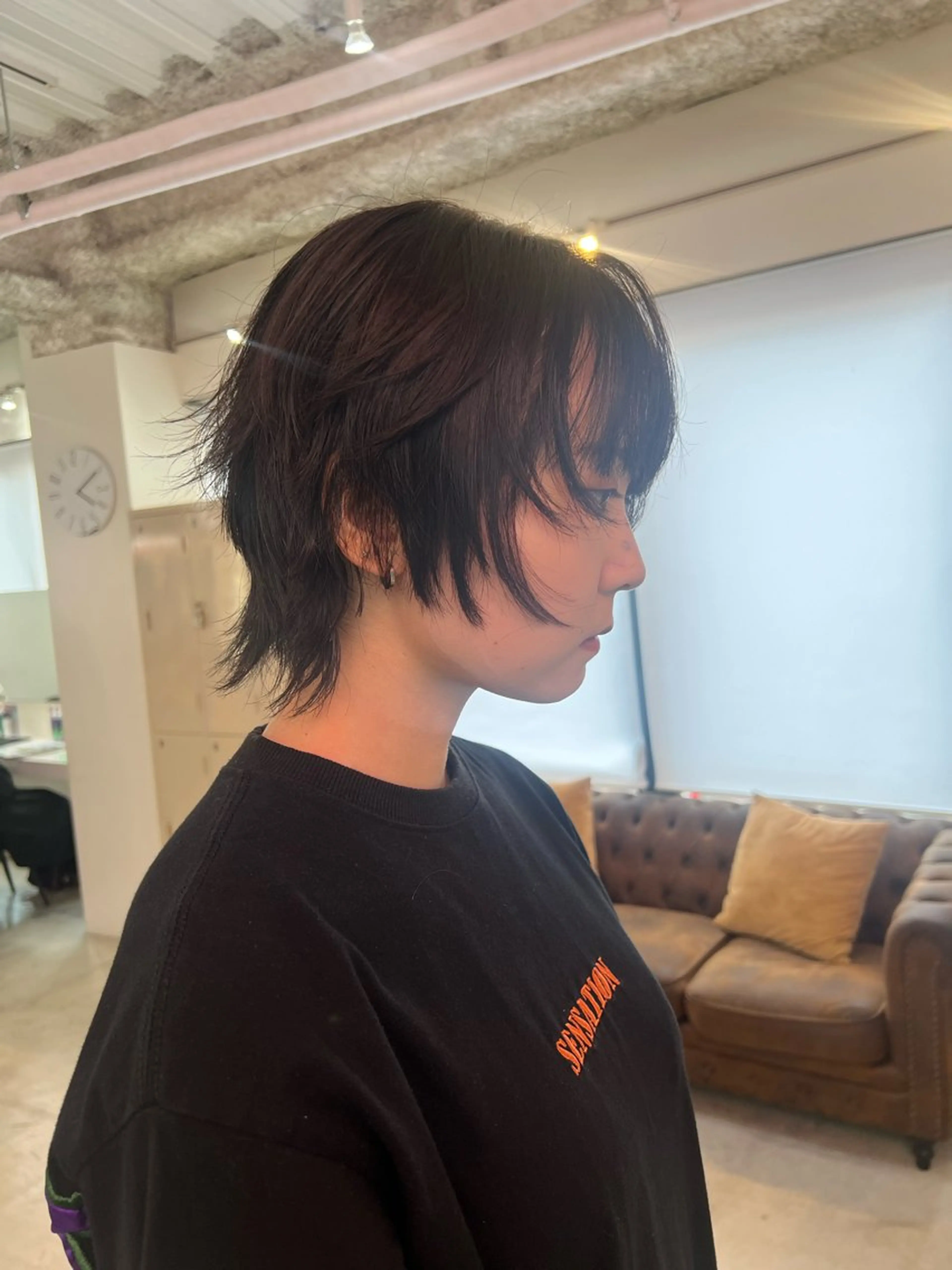 ショート カット 💥ウルフカット デザインあんな💥のヘアスタイル