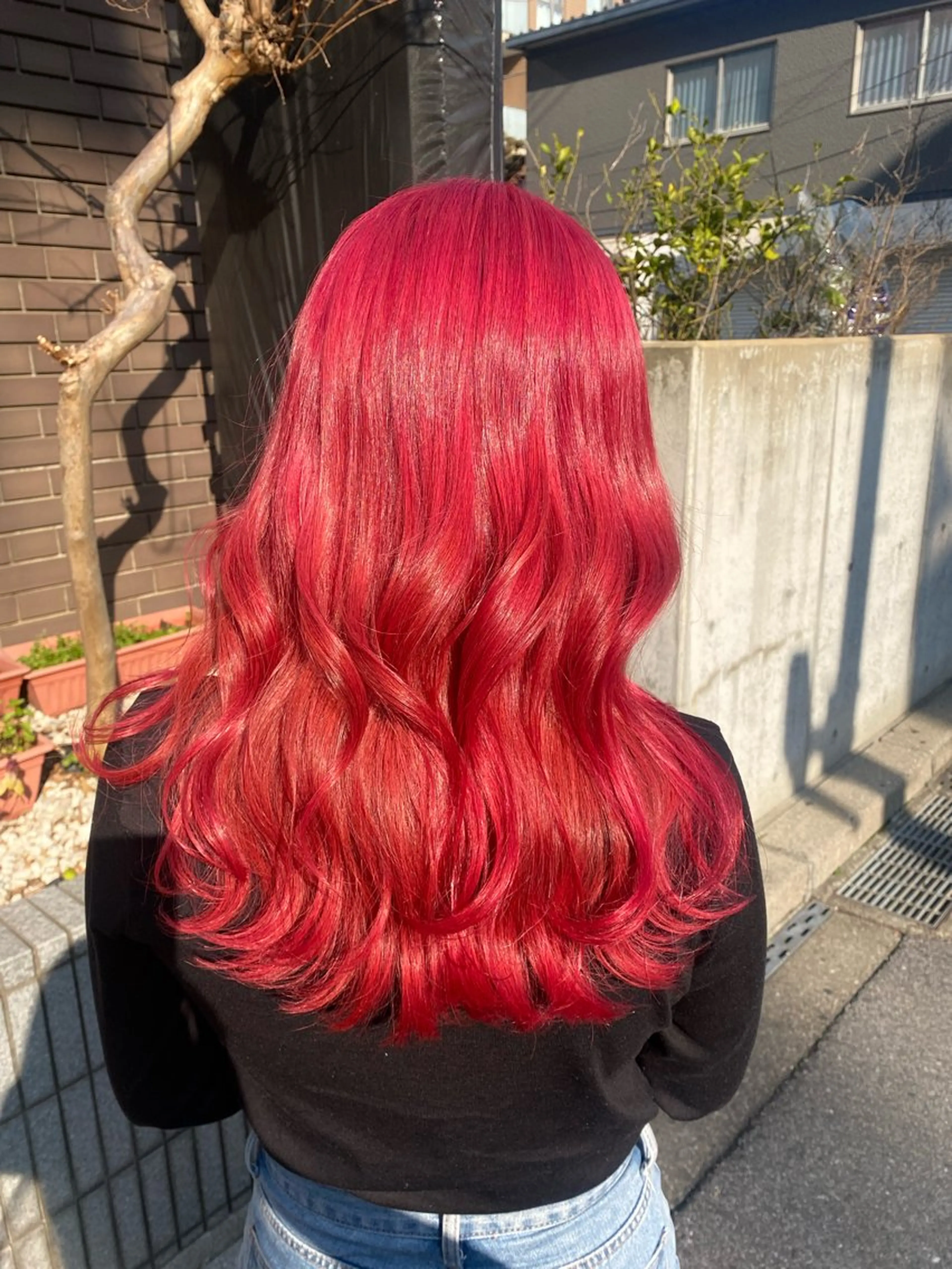 セミロング カラー ピンクカラー 🐾Libero🐾 柏　KONOMIのヘアスタイル