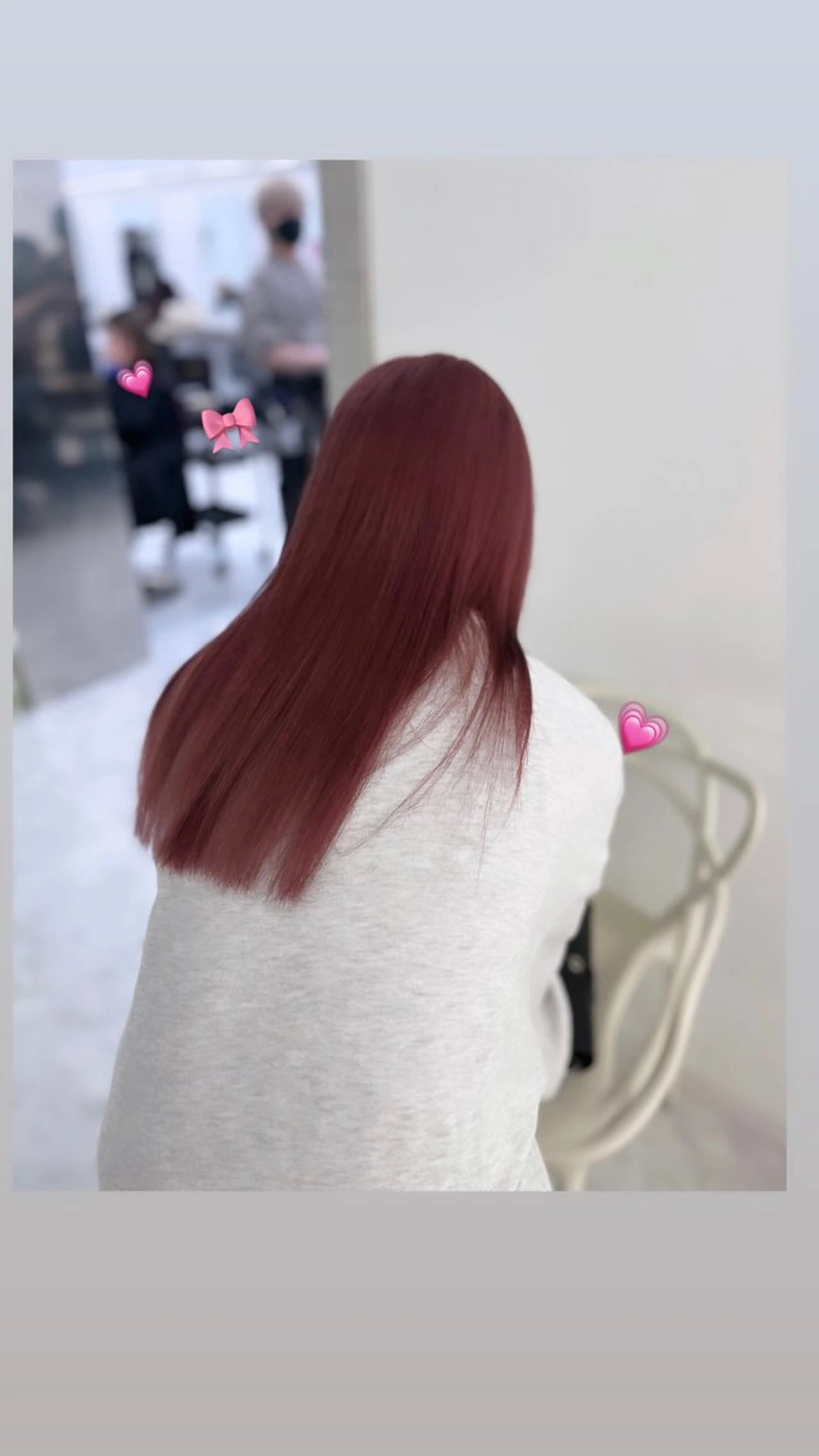 セミロング カラー ヘアアレンジ ヘアカラー トリートメント ヘアセット 愛されカラー🩷 はるなのヘアスタイル