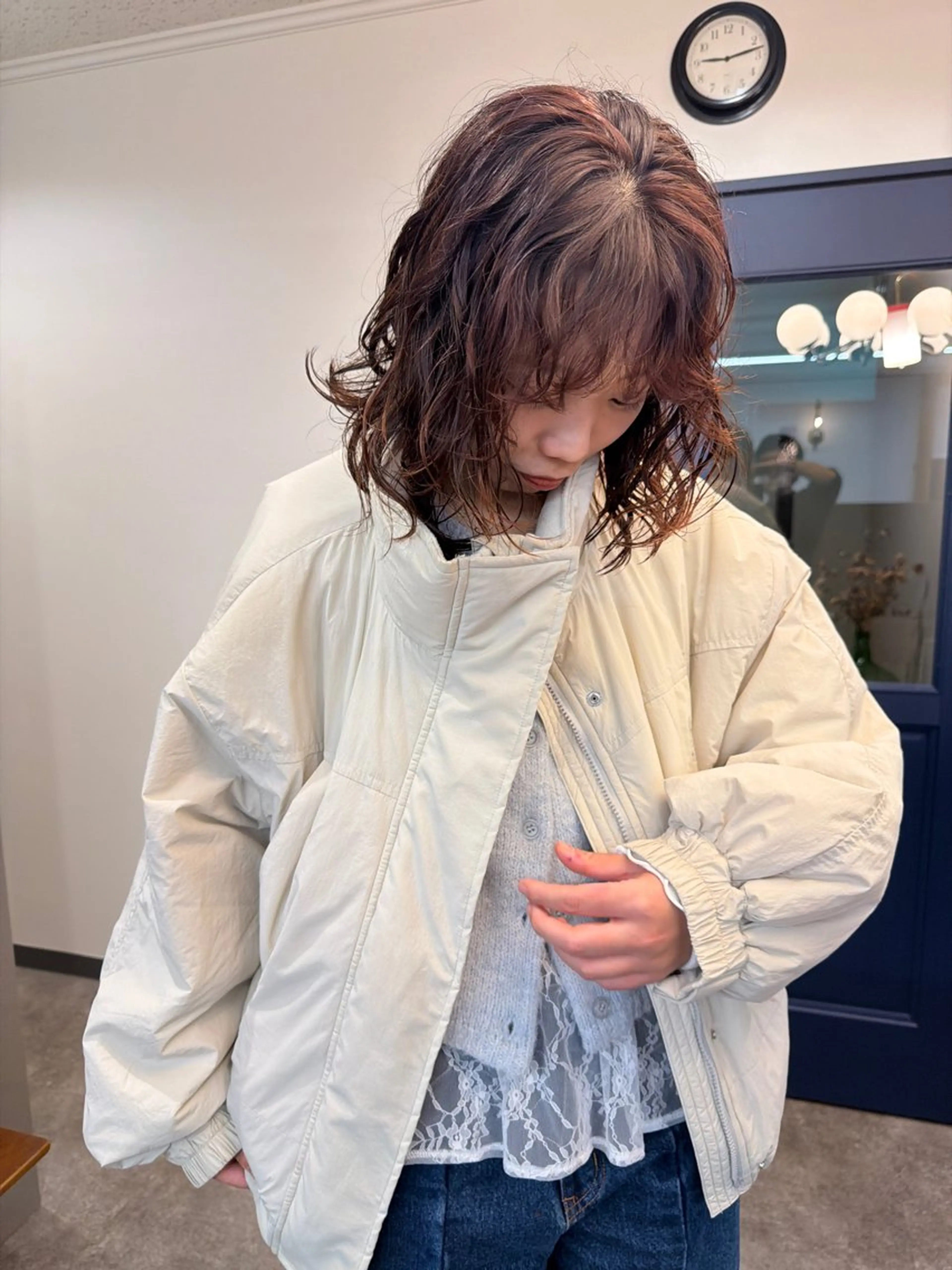 ミディアム パーマ パーマ/透明感カラー 元町🌱takutoのヘアスタイル