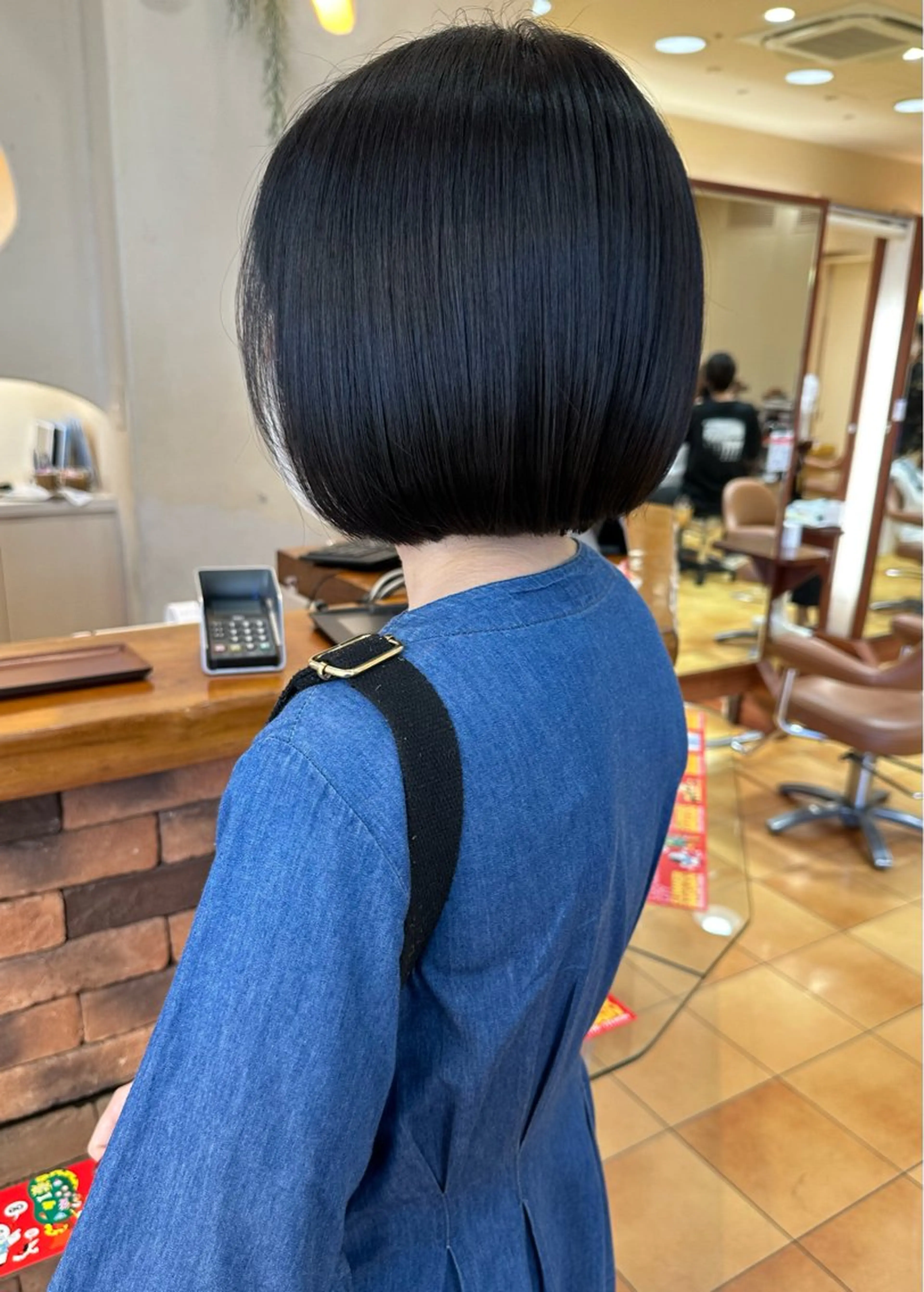 ミディアム カット ヘッドスパ ボブ/ゆるふわ ボブパーマ/とういのヘアスタイル