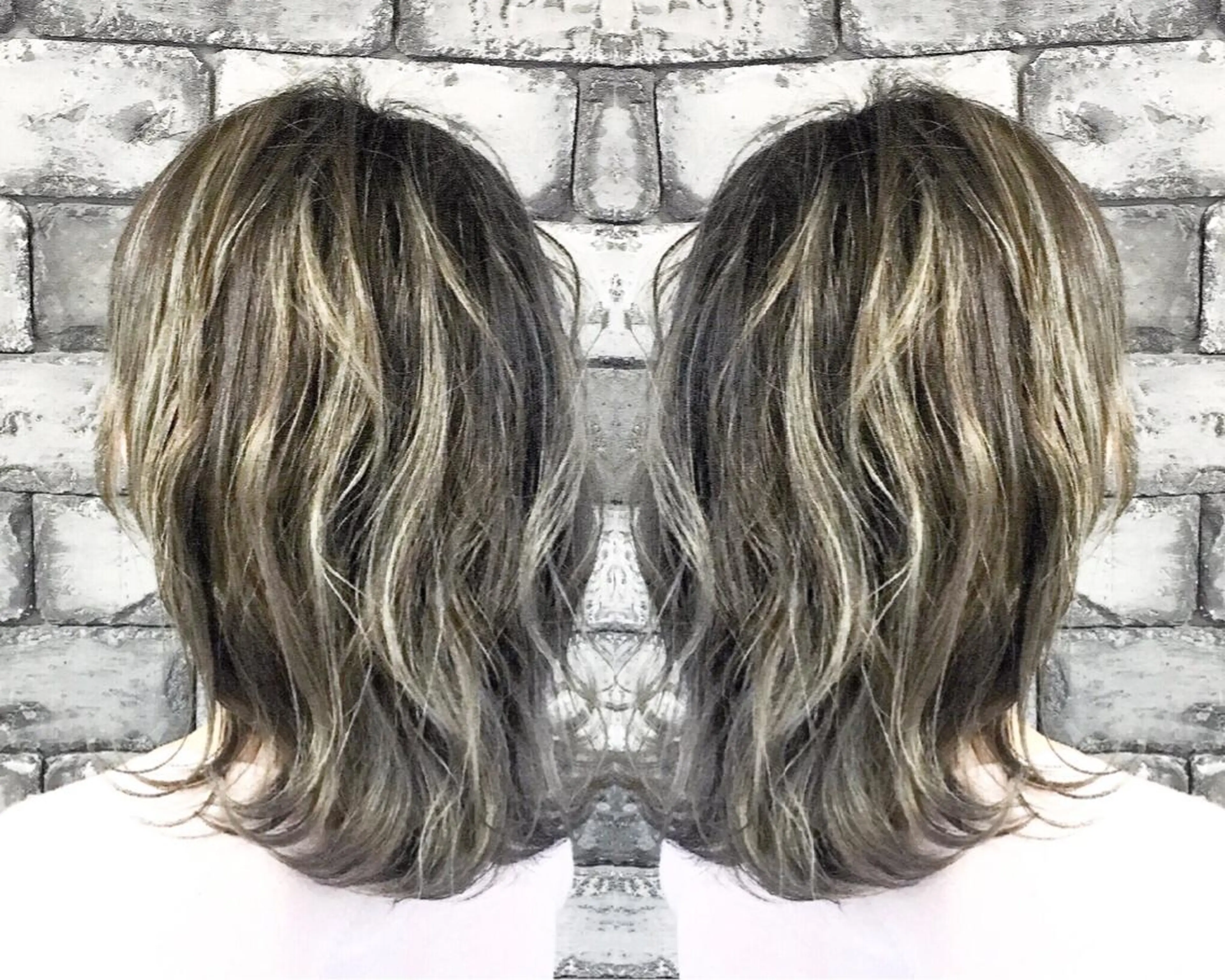 ミディアム 3Dハイライト 外国人風カラー ハイライト ❤️千葉県代表❤️ 店長❤️柿本翔一朗のヘアスタイル