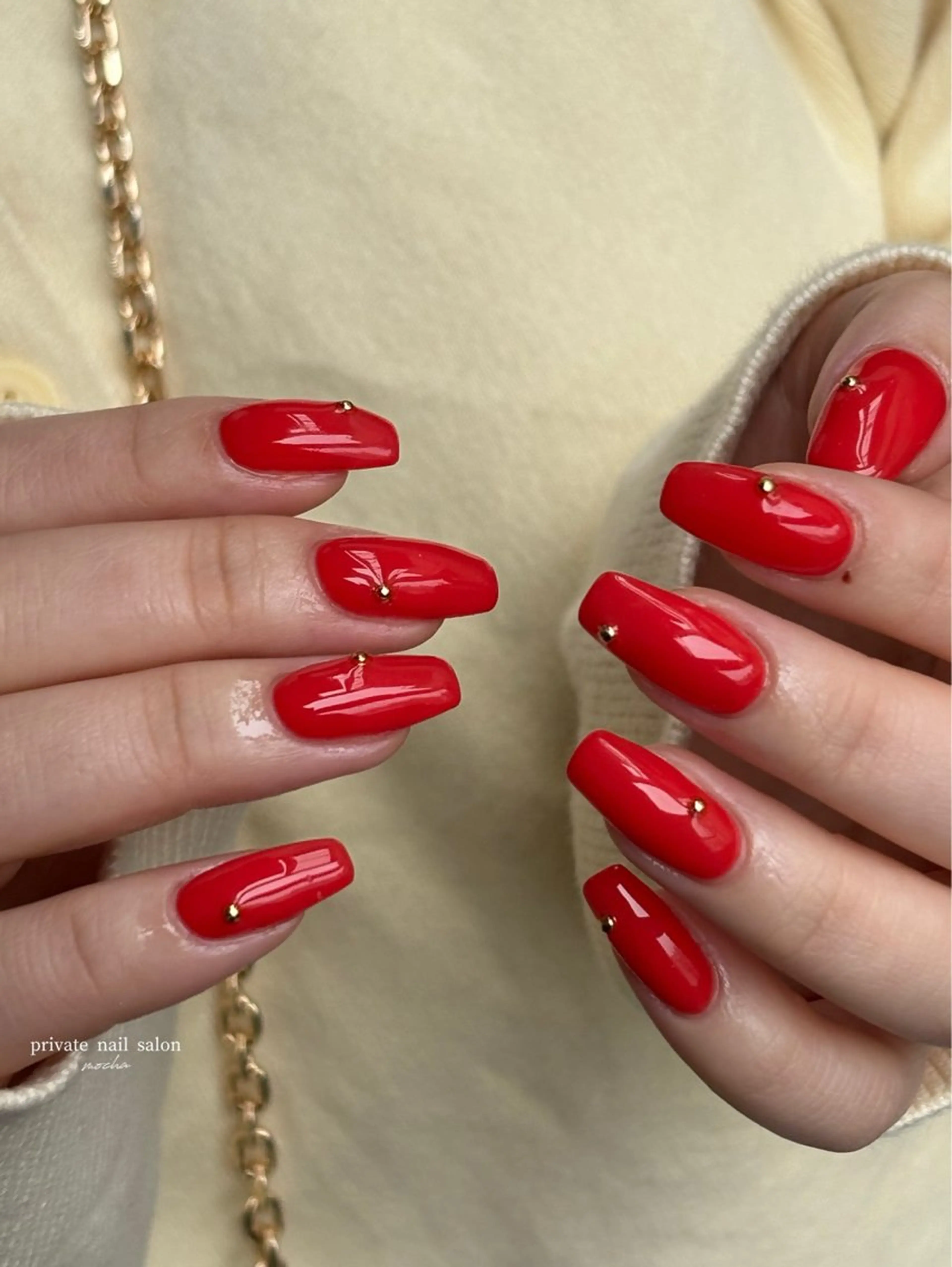 ネイル カジュアル フレンチネイル ゴールド マグネットネイル ミラーネイル ハンドネイル mocha nailのネイルデザイン