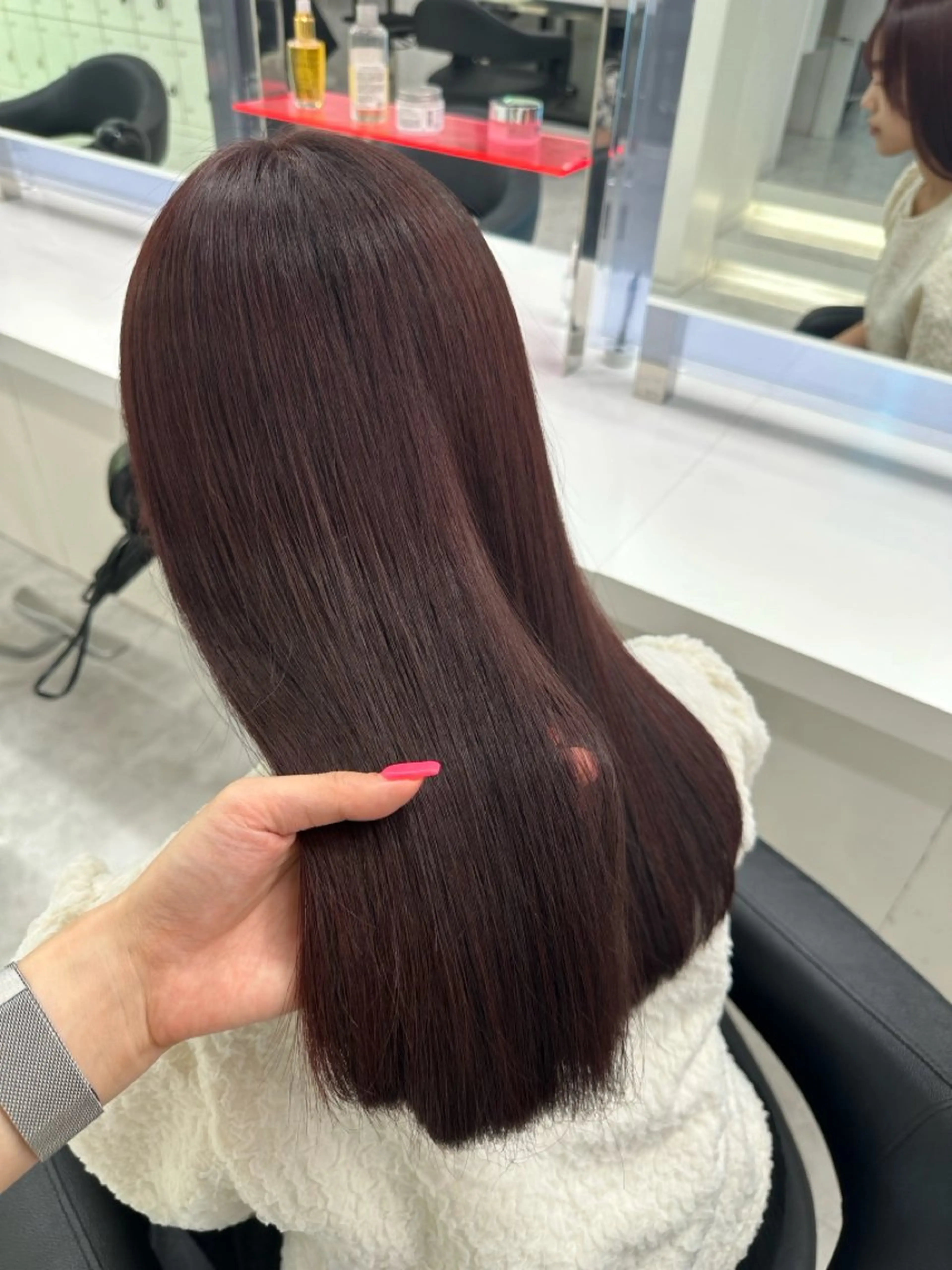 カラー Ma2Ri /ゆるふわ暖色カラーのヘアスタイル