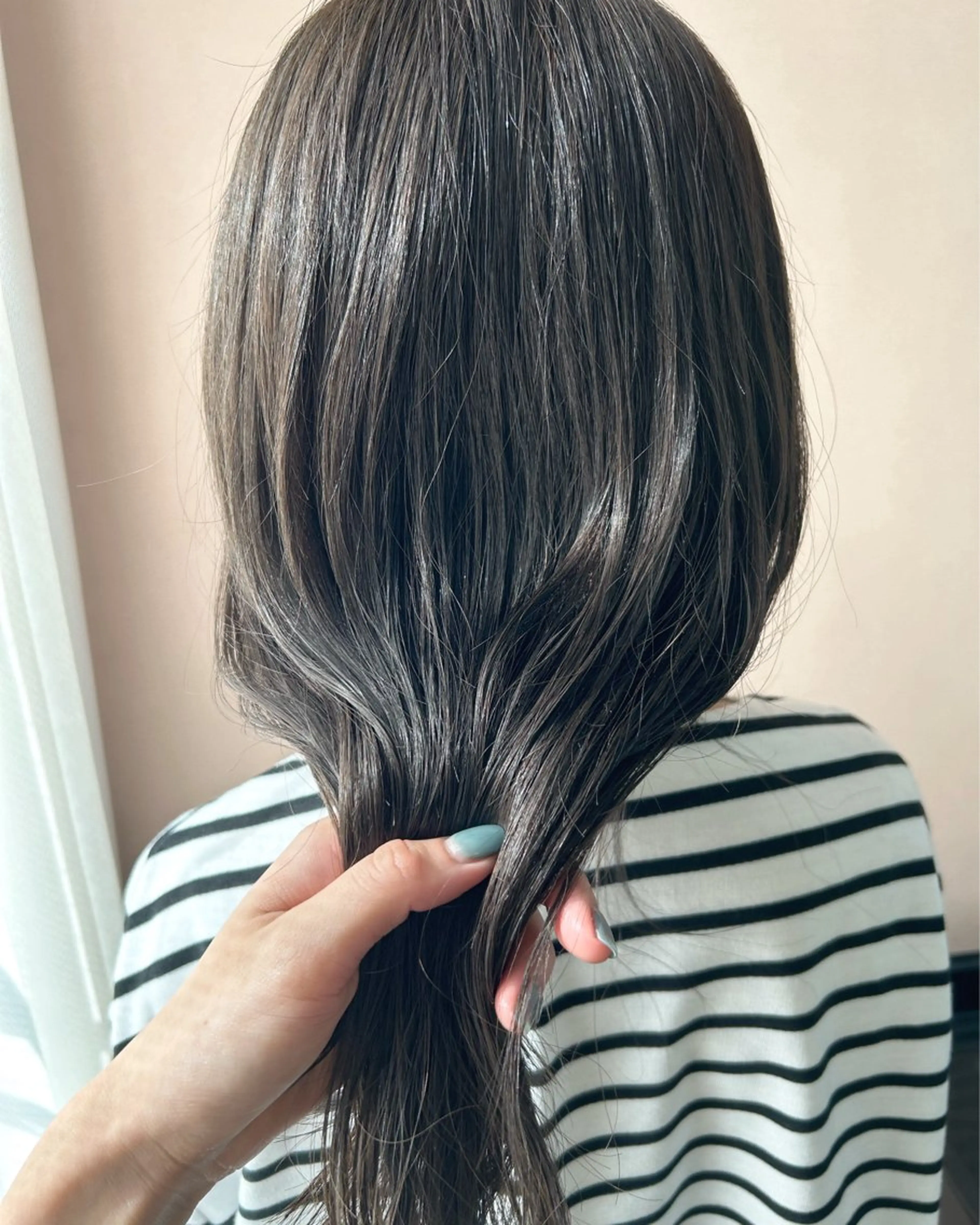 ロング カラー ブリーチ 透明感カラー ブリーチなしカラー ハブヘアー ハブヘアーのヘアスタイル