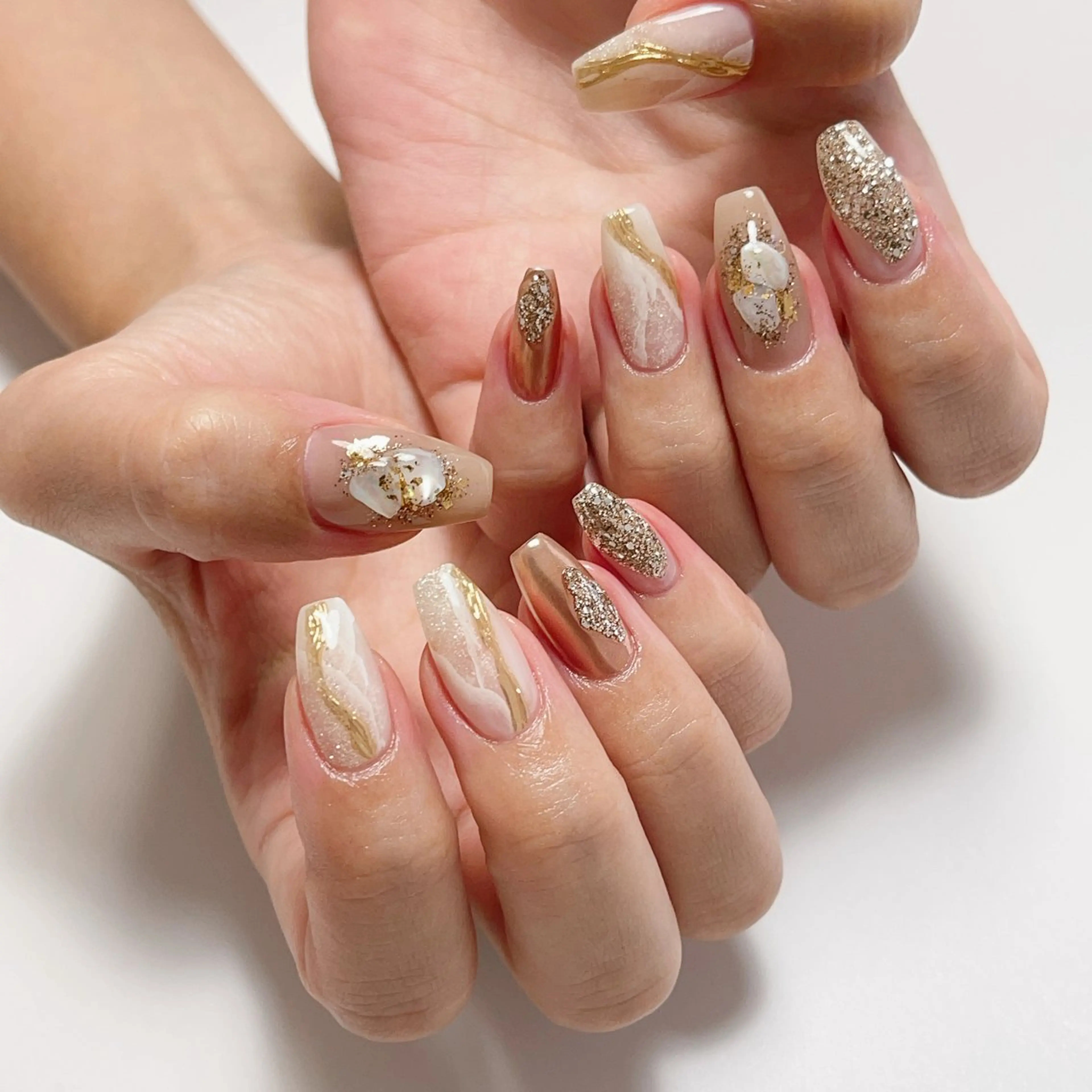 ネイル ハンドネイル Nailsalon Lebelのネイルデザイン