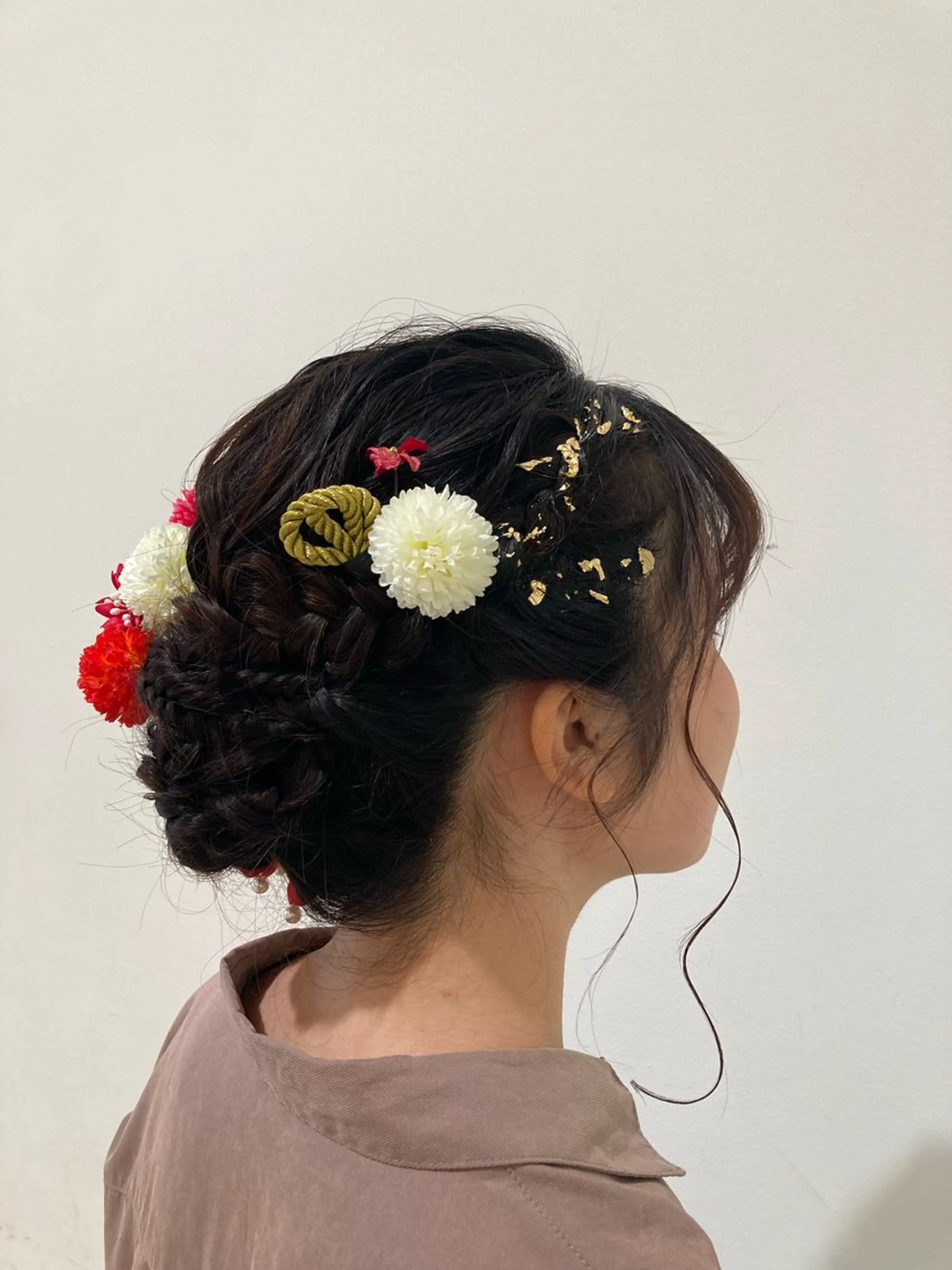 ヘアアレンジ 成人式 着物ヘア ヘアセット 成沢 モニカのヘアスタイル