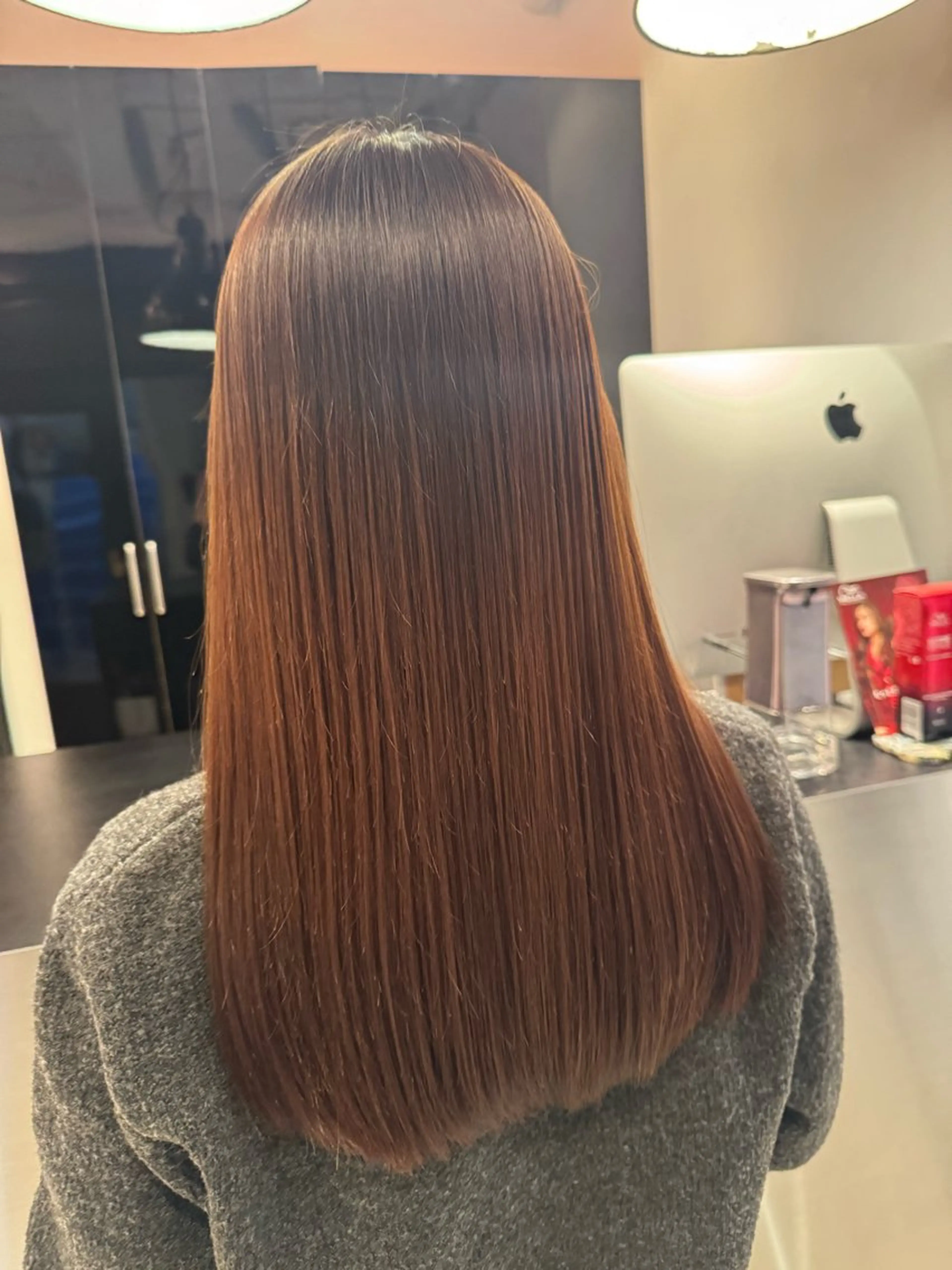 ロング 縮毛矯正 saku 🎀🫧のヘアスタイル