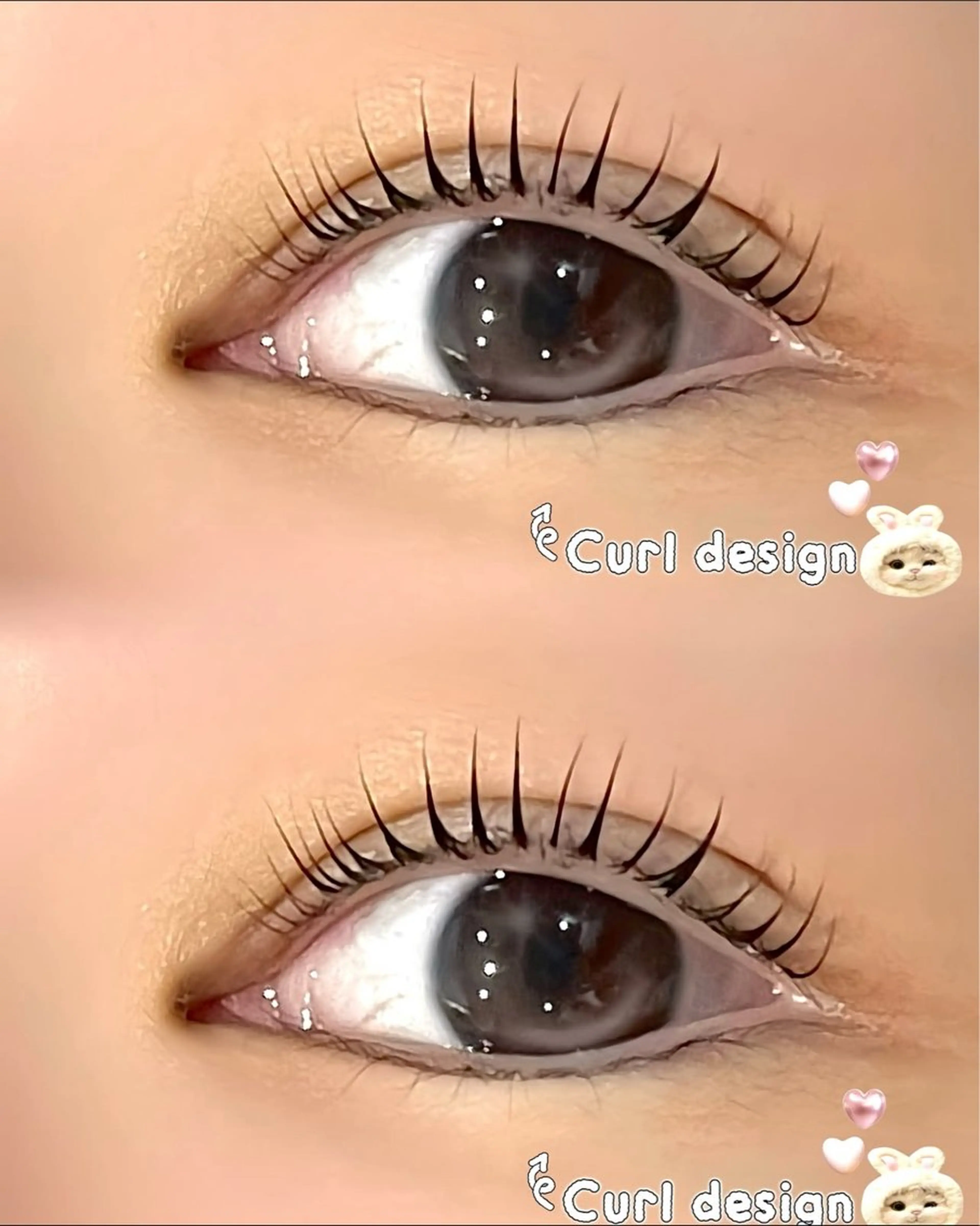 マツエク・マツパ 現在 使われていませんのヘアスタイル