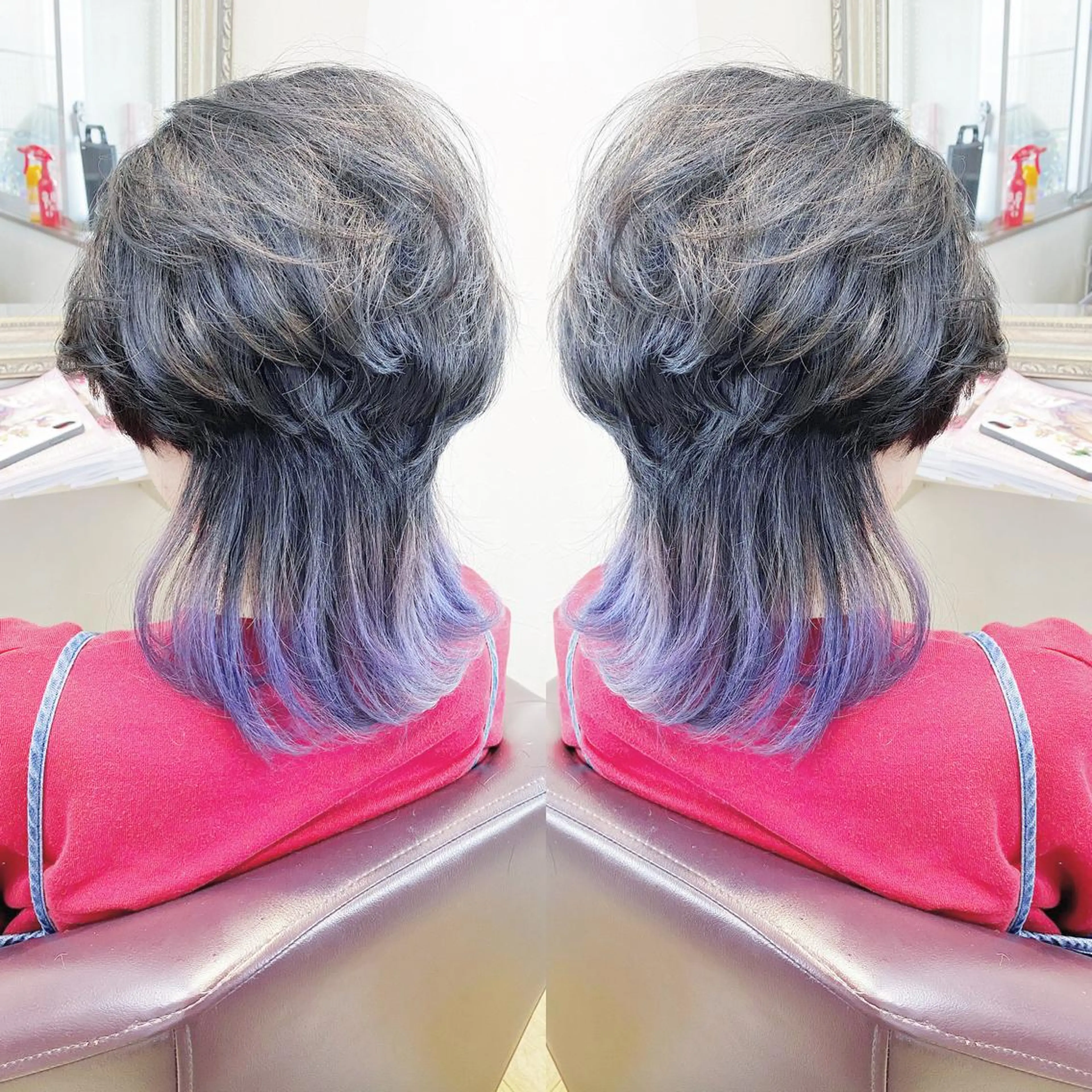 ミディアム カラー イルミナカラー カット ヘアカラー トリートメント grand juteのヘアスタイル