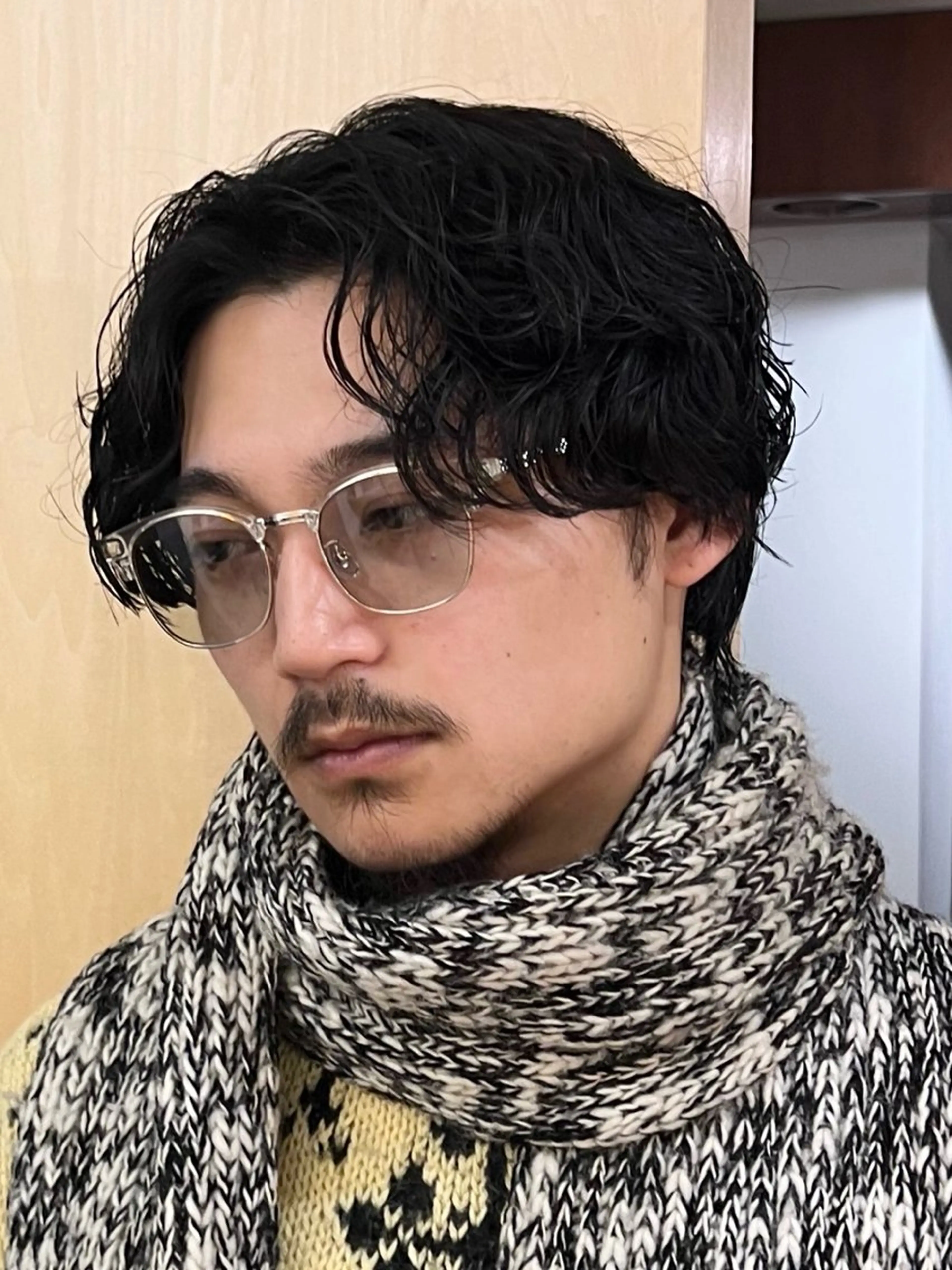 ミディアム パーマ カット パーマ 山口 ヒロトのヘアスタイル