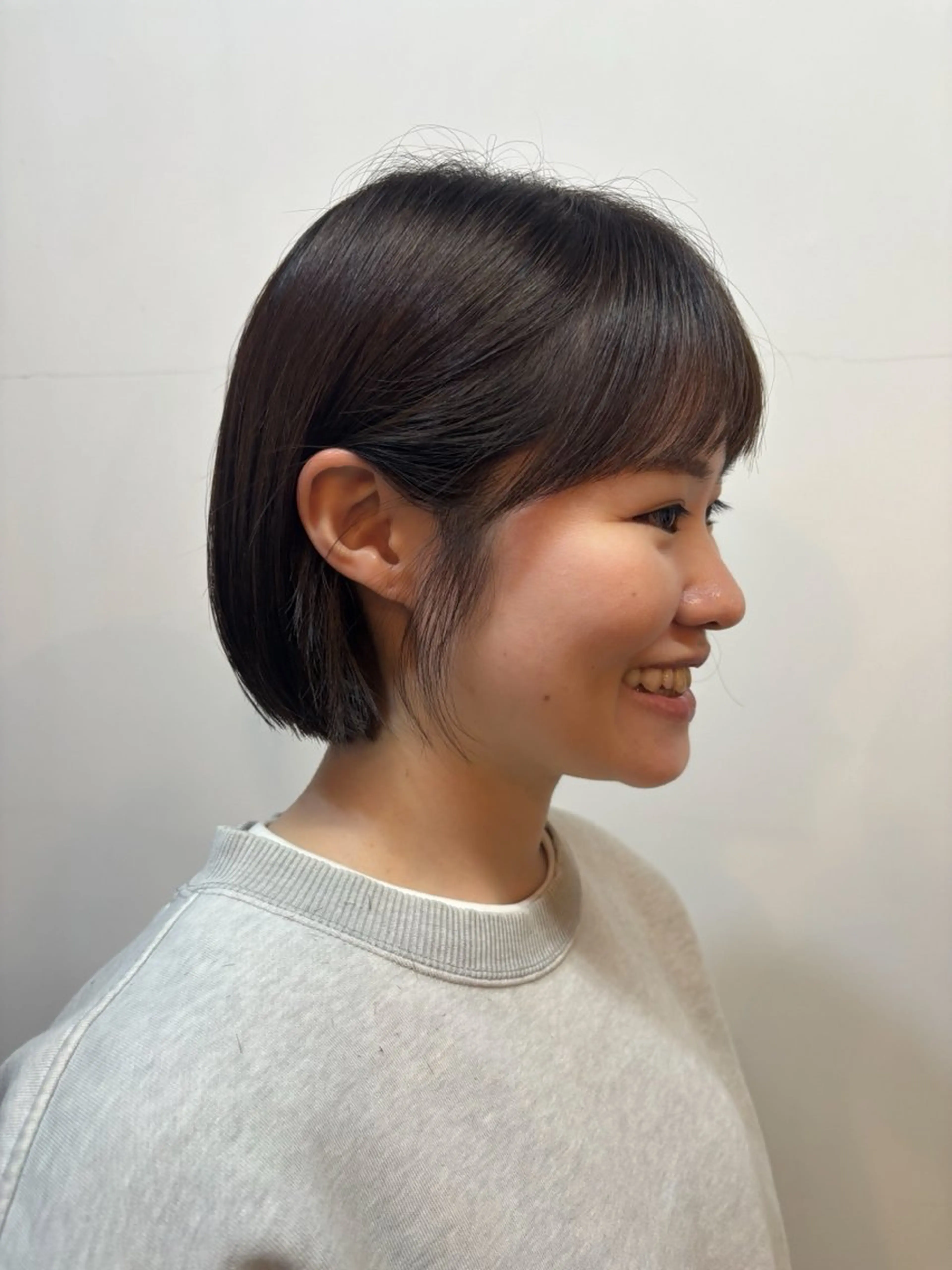 ショート ウシロダ メグミ ／ボブ／透明感カラーのヘアスタイル