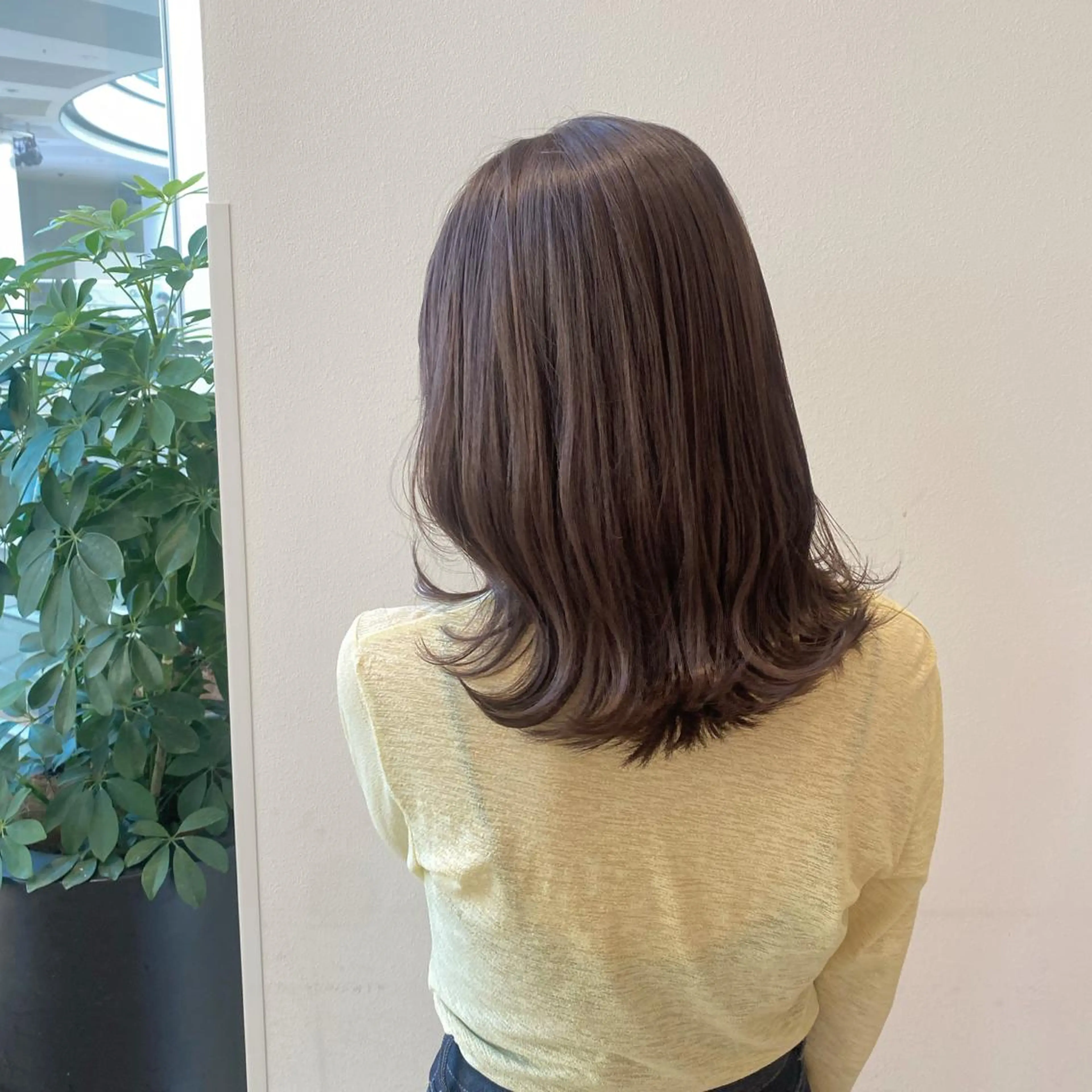 ミディアム 透明感カラー k-twoういのヘアスタイル