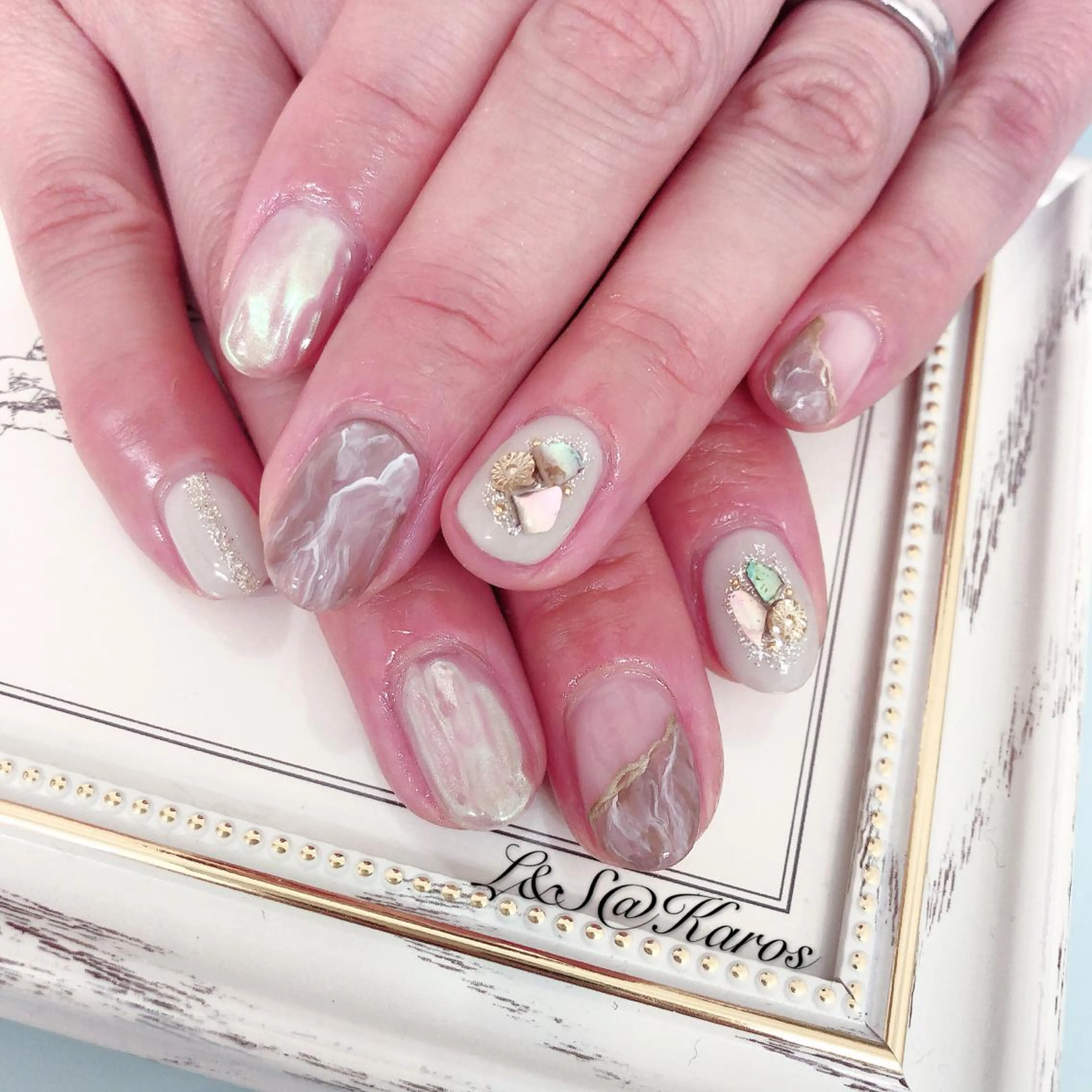 ネイル ハンドネイル L&S@ Karosのネイルデザイン