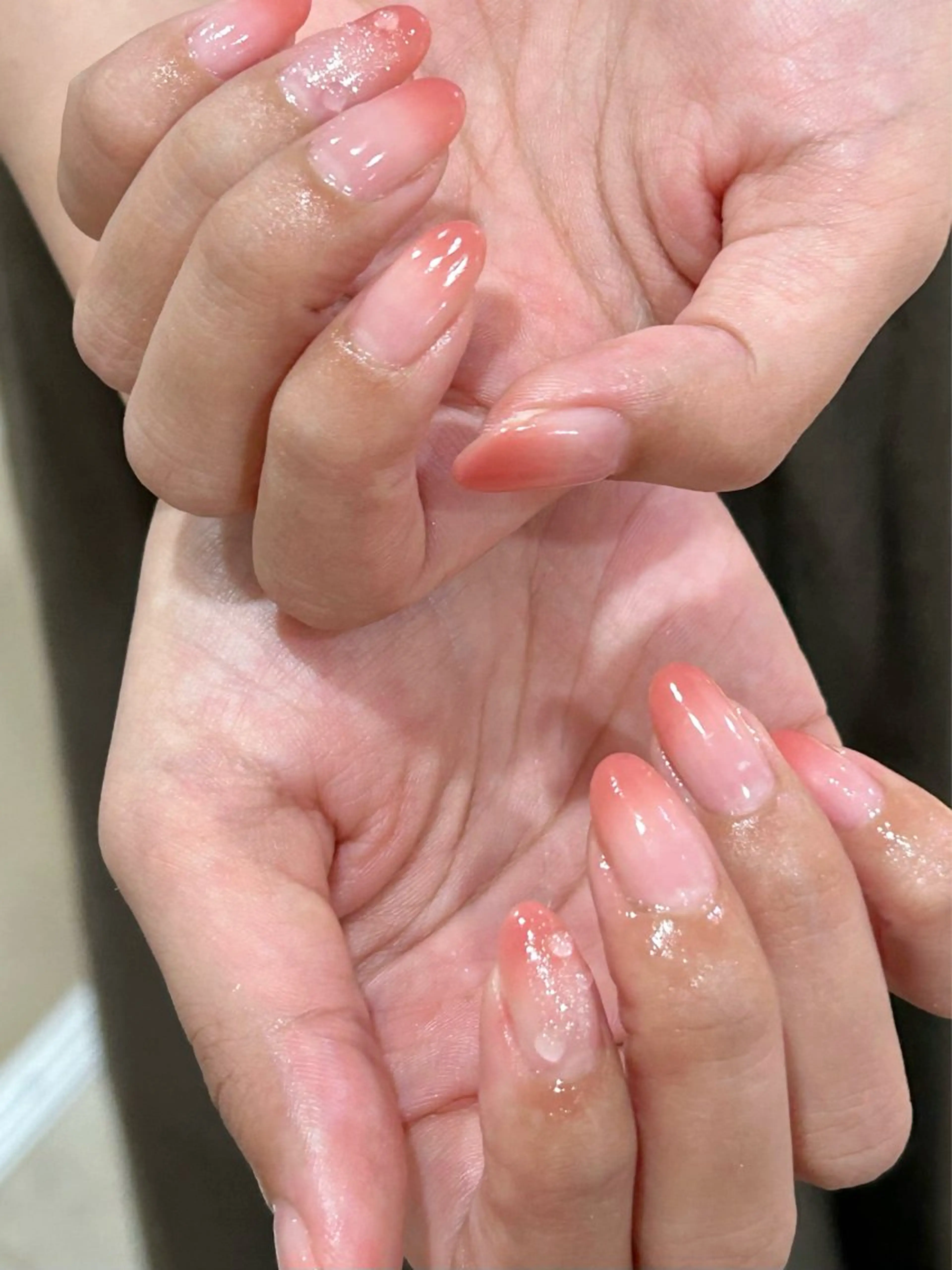 ネイル アートネイル グラデーション ラメ(グリッター) ハンドネイル Bianca栄店 はるなのネイルデザイン