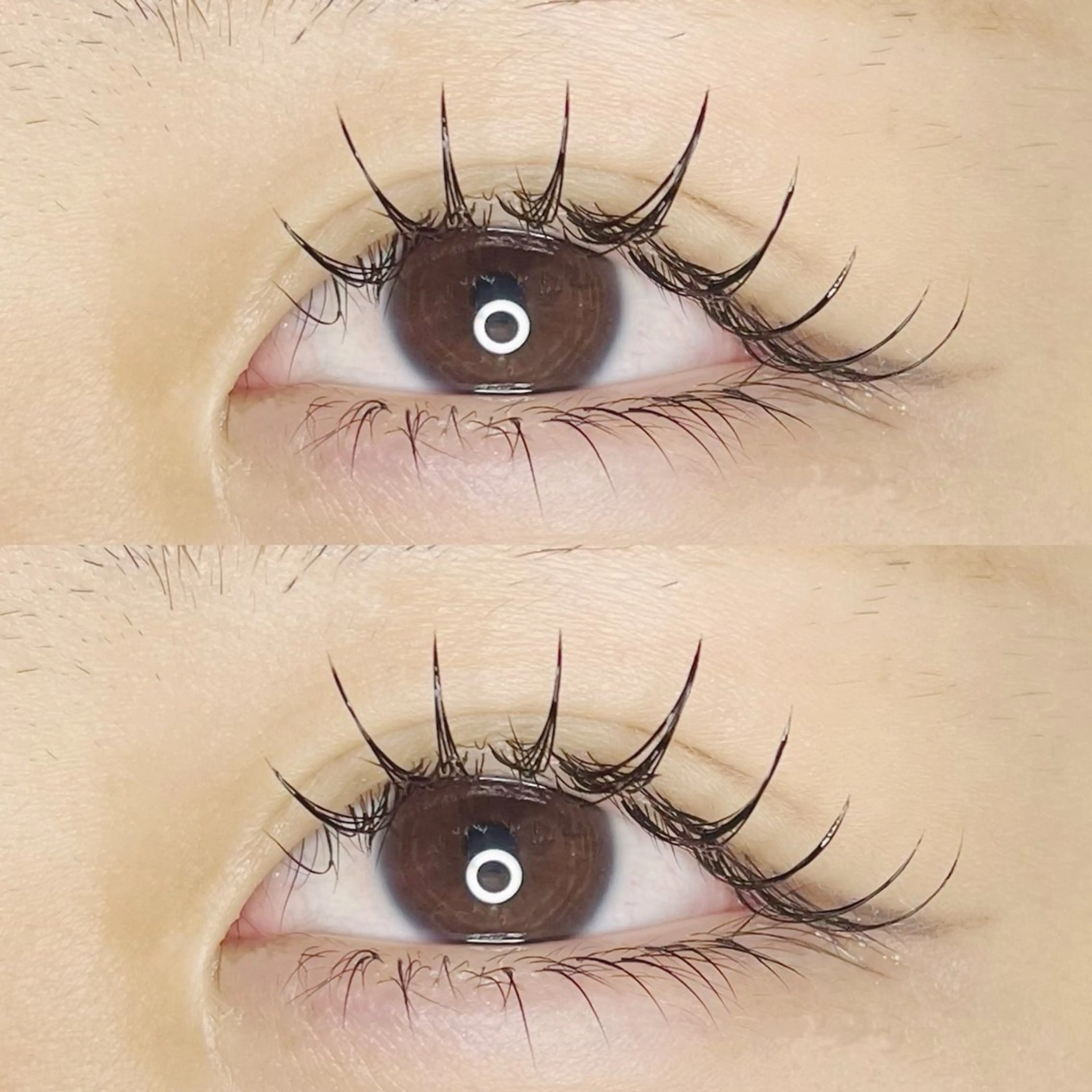 必見👀✨【中顔面短縮‼︎💓】上下まつ毛エクステ(上100本+下20本)¥7000の写真