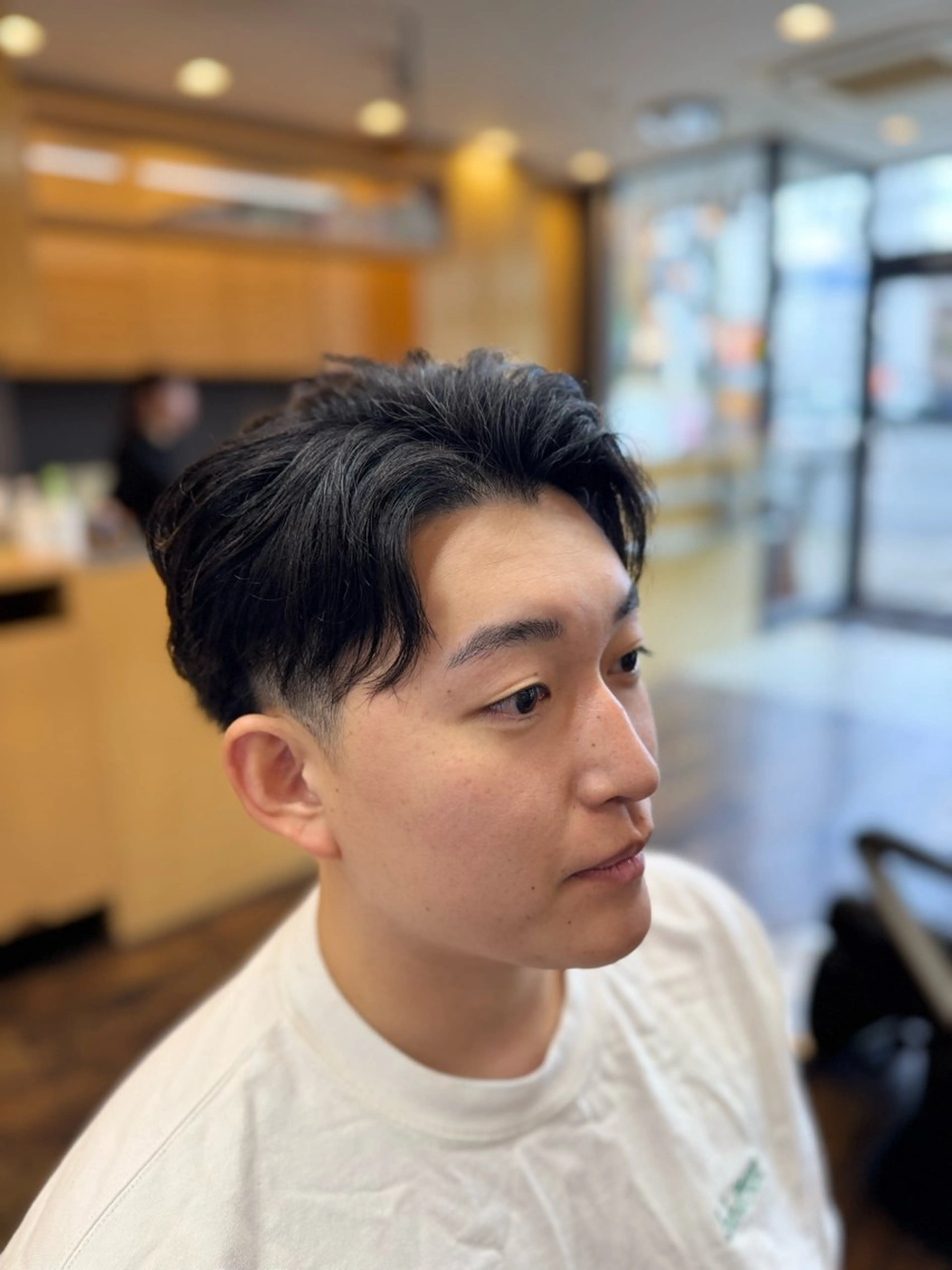 ミディアム カット KEEN  creative hair所属・齊藤/メンズカット/ 溝の口/バーバーのヘアスタイル