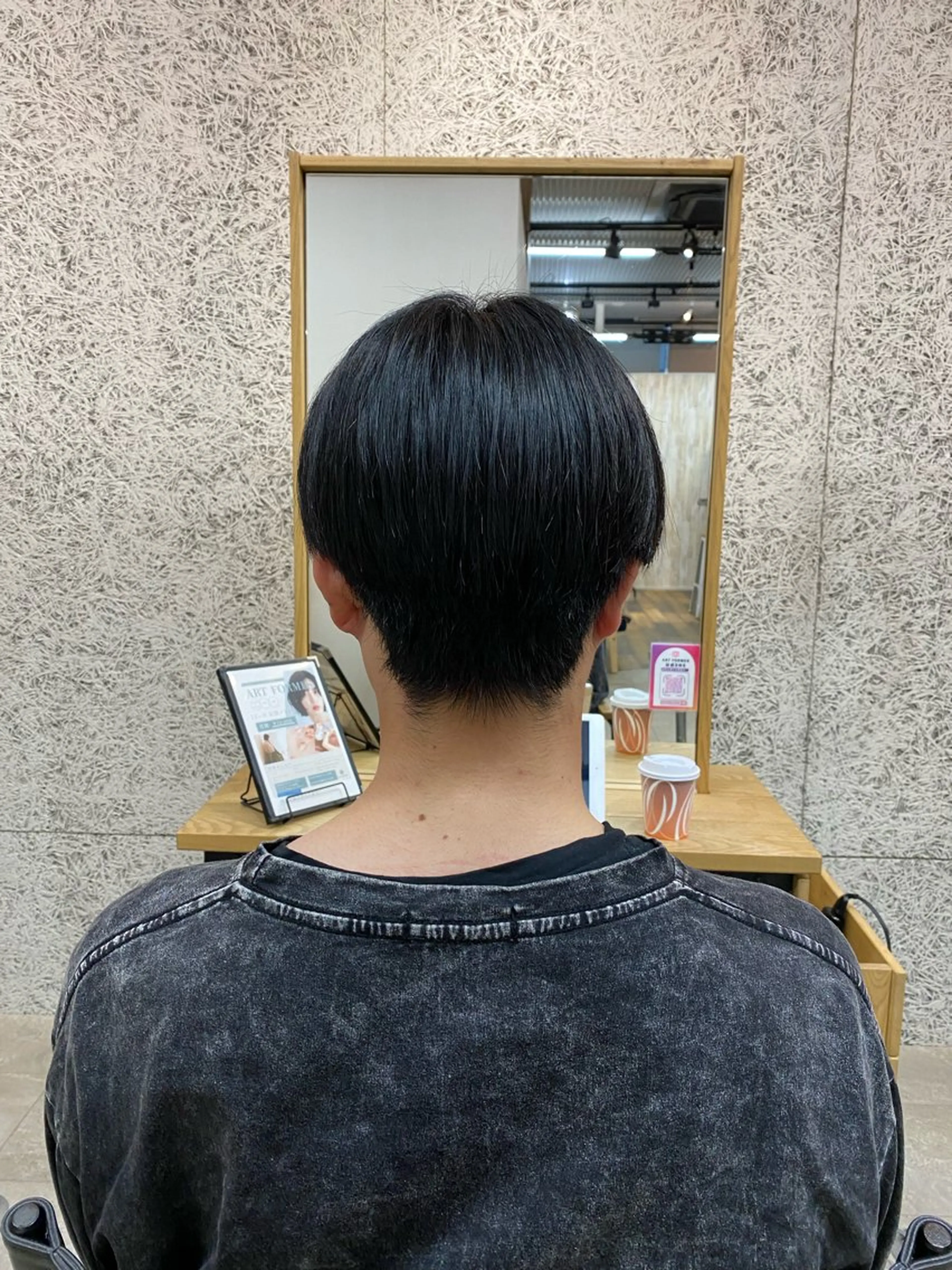 ショート 縮毛矯正 縮毛矯正 佐藤 森夏のヘアスタイル