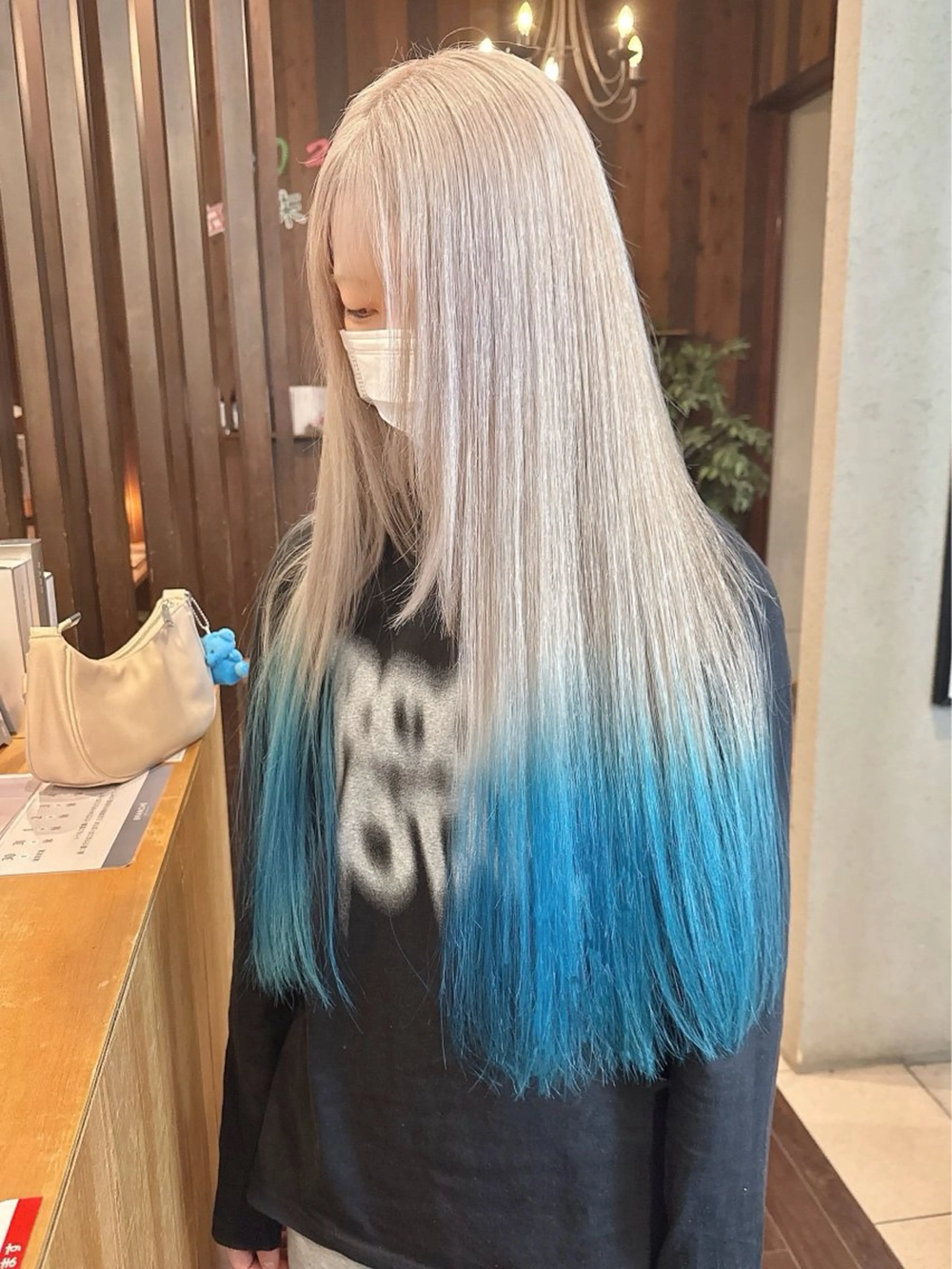 ロング カラー ヘアカラー 具志 正太のヘアスタイル