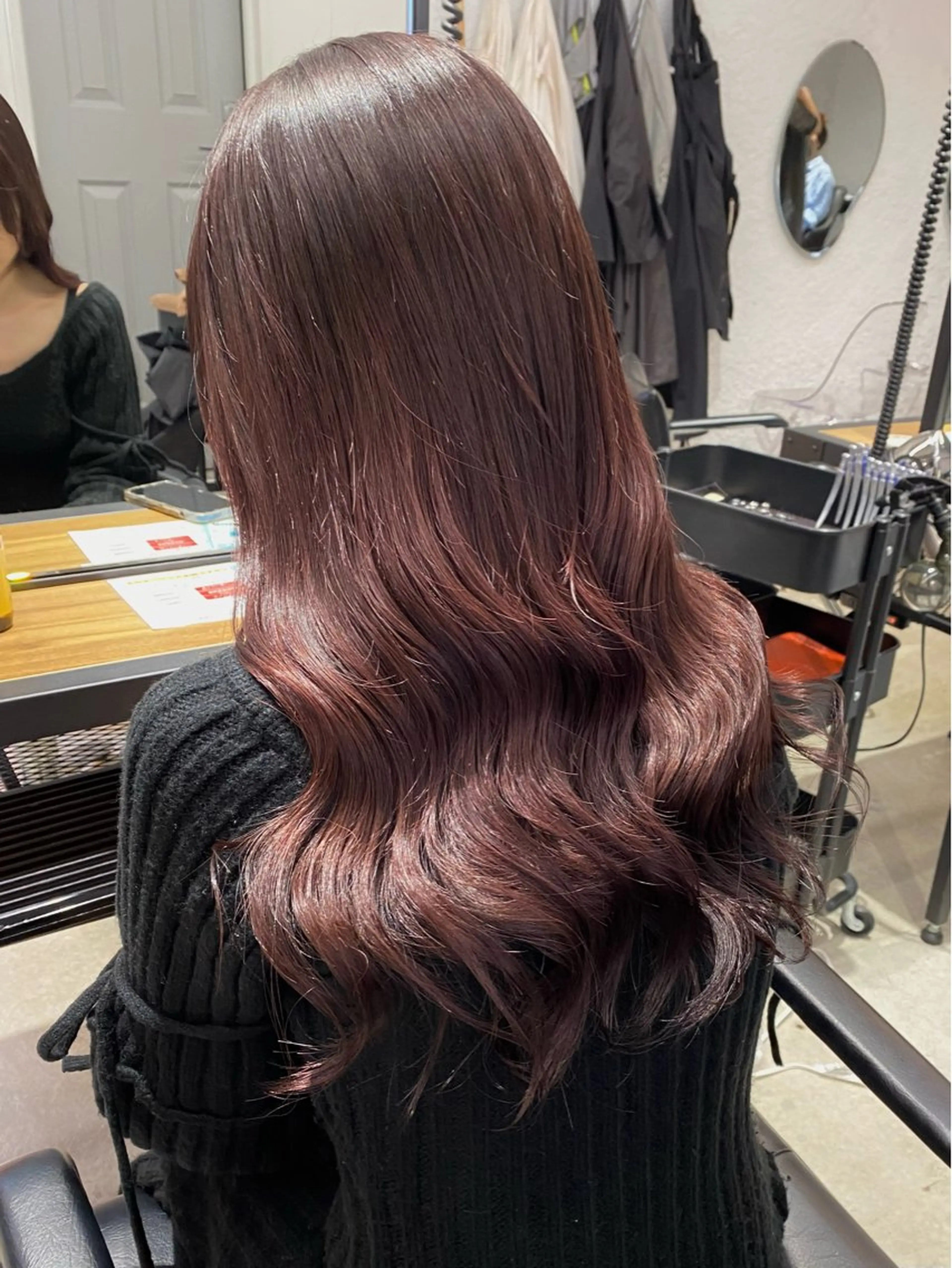 ロング カラー ブラウンカラー カットの天才？？山口 瑳未のヘアスタイル