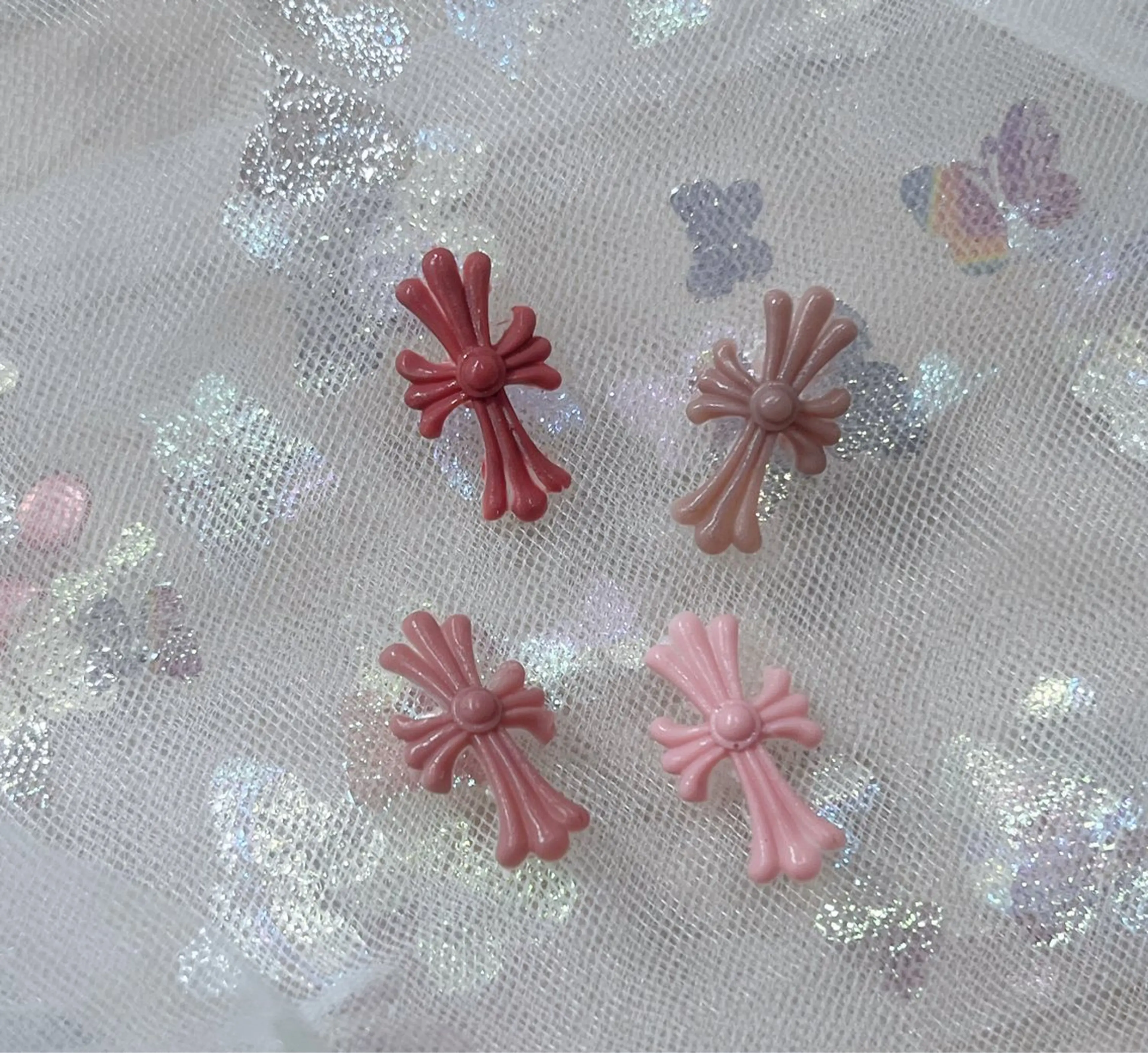 クロスモールド✖︎ワンカラーお好きなお色選んで頂きその場で、すぐお作り致します💕(ソフトジェルオフ無料)✨の写真