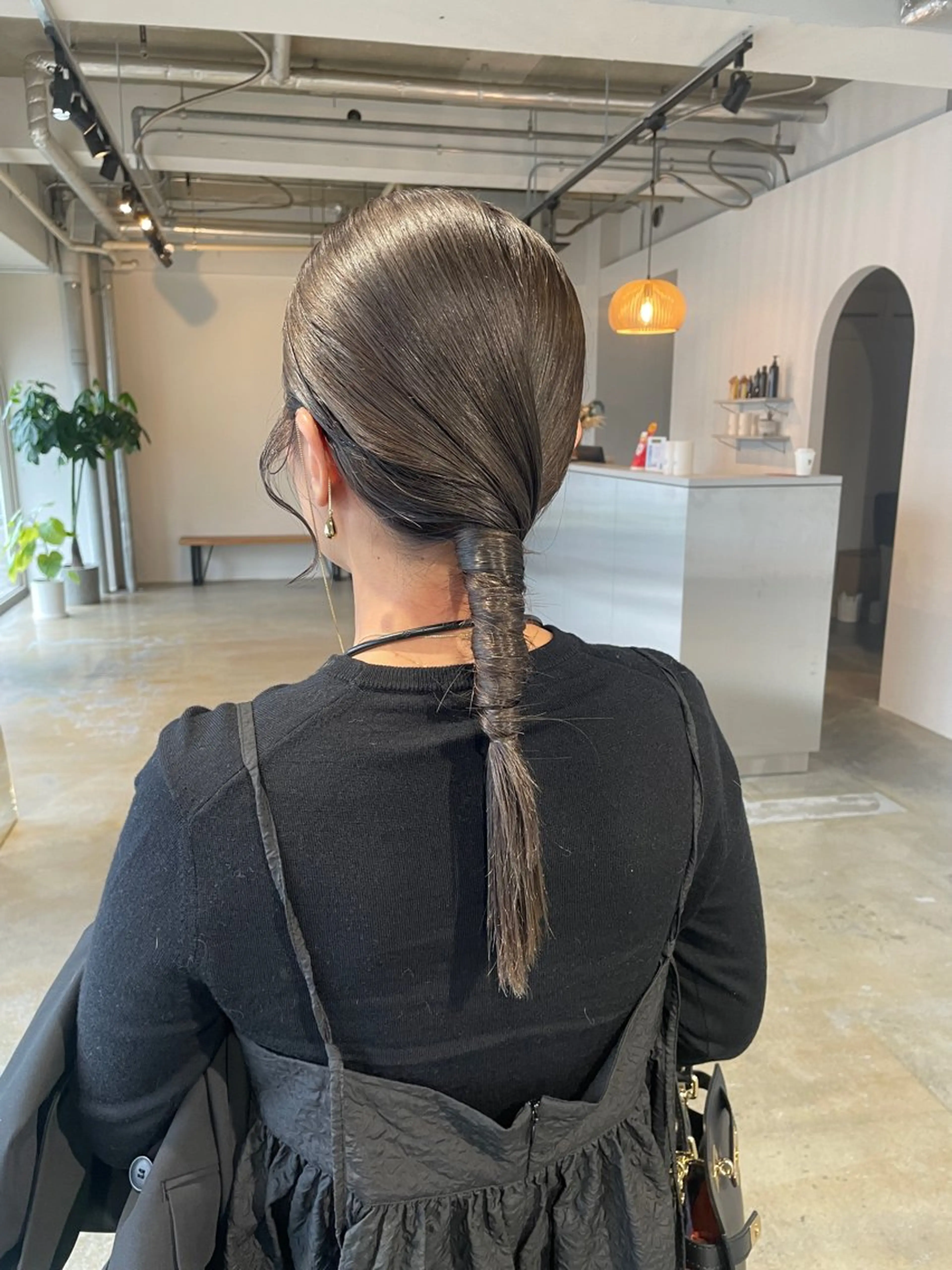 ロング ヘアアレンジ タケウチ サトミのヘアスタイル