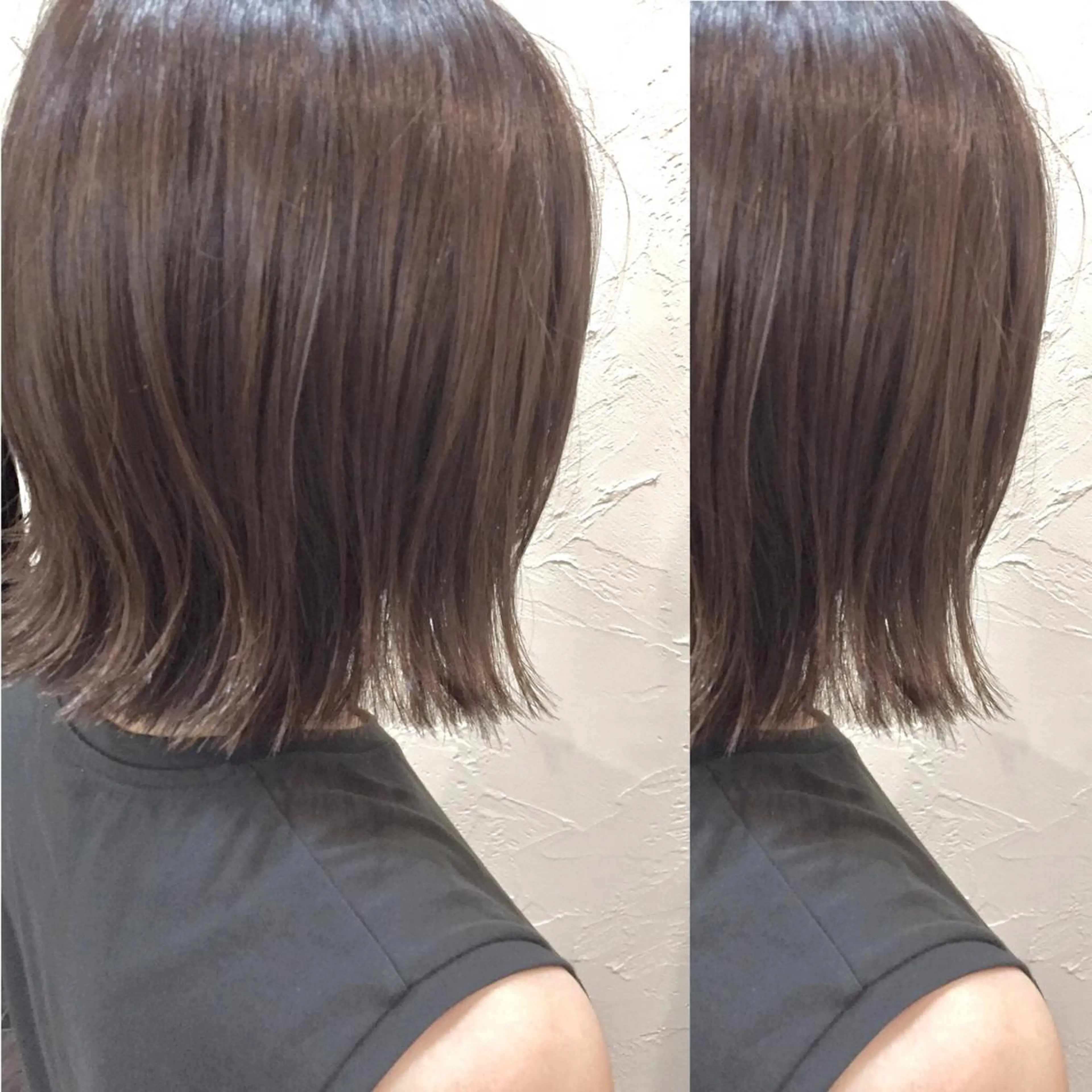 ショート カラー カット ヘアカラー トリートメント F． 梅田/ボブ/パーマのヘアスタイル