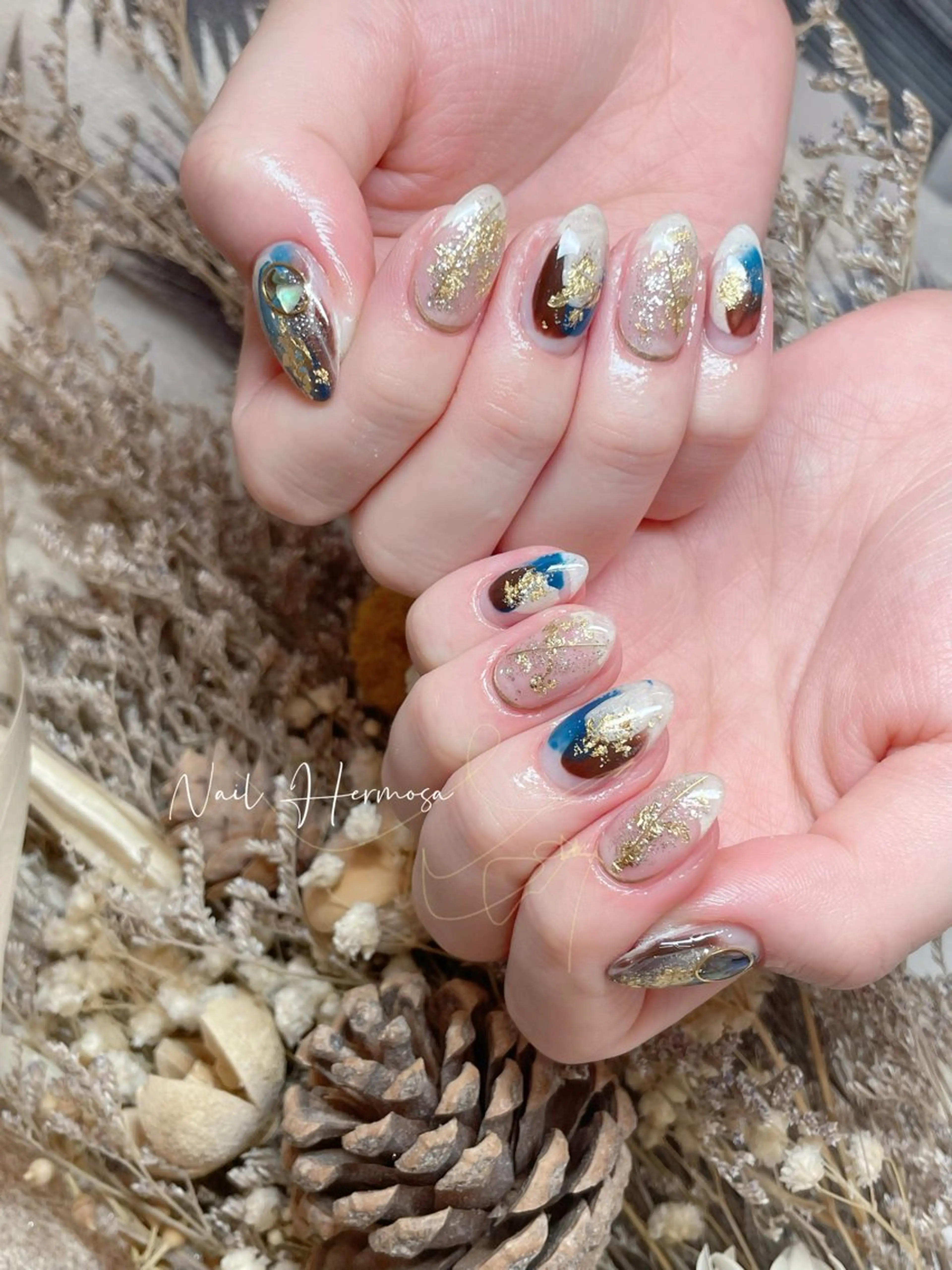 ネイル 長さ出し フラッシュネイル フットネイル ジェルネイル マグネットネイル ハンドネイル ネイル エルモサのネイルデザイン