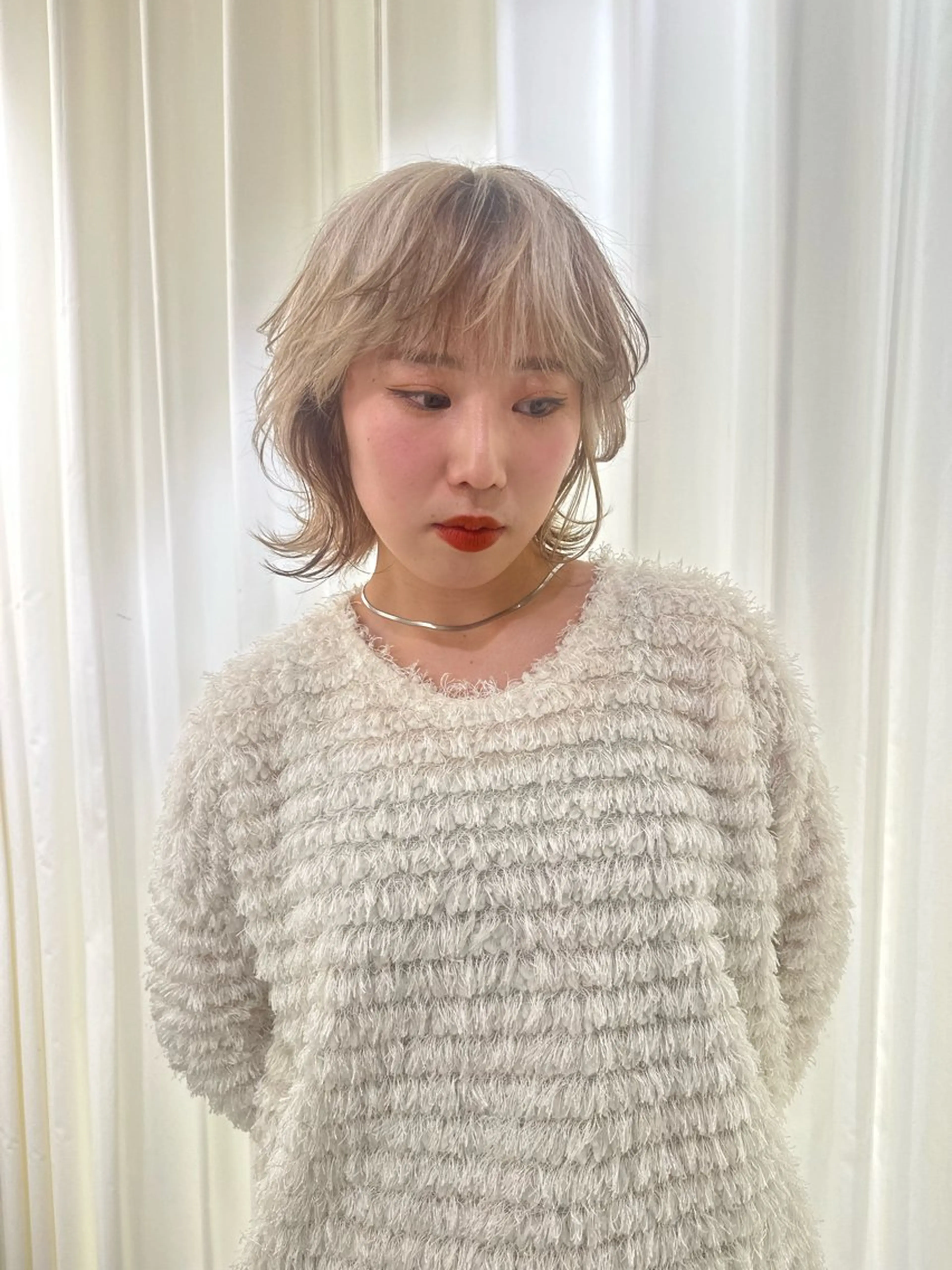 ミディアム ヘアカラー そーた /のヘアスタイル