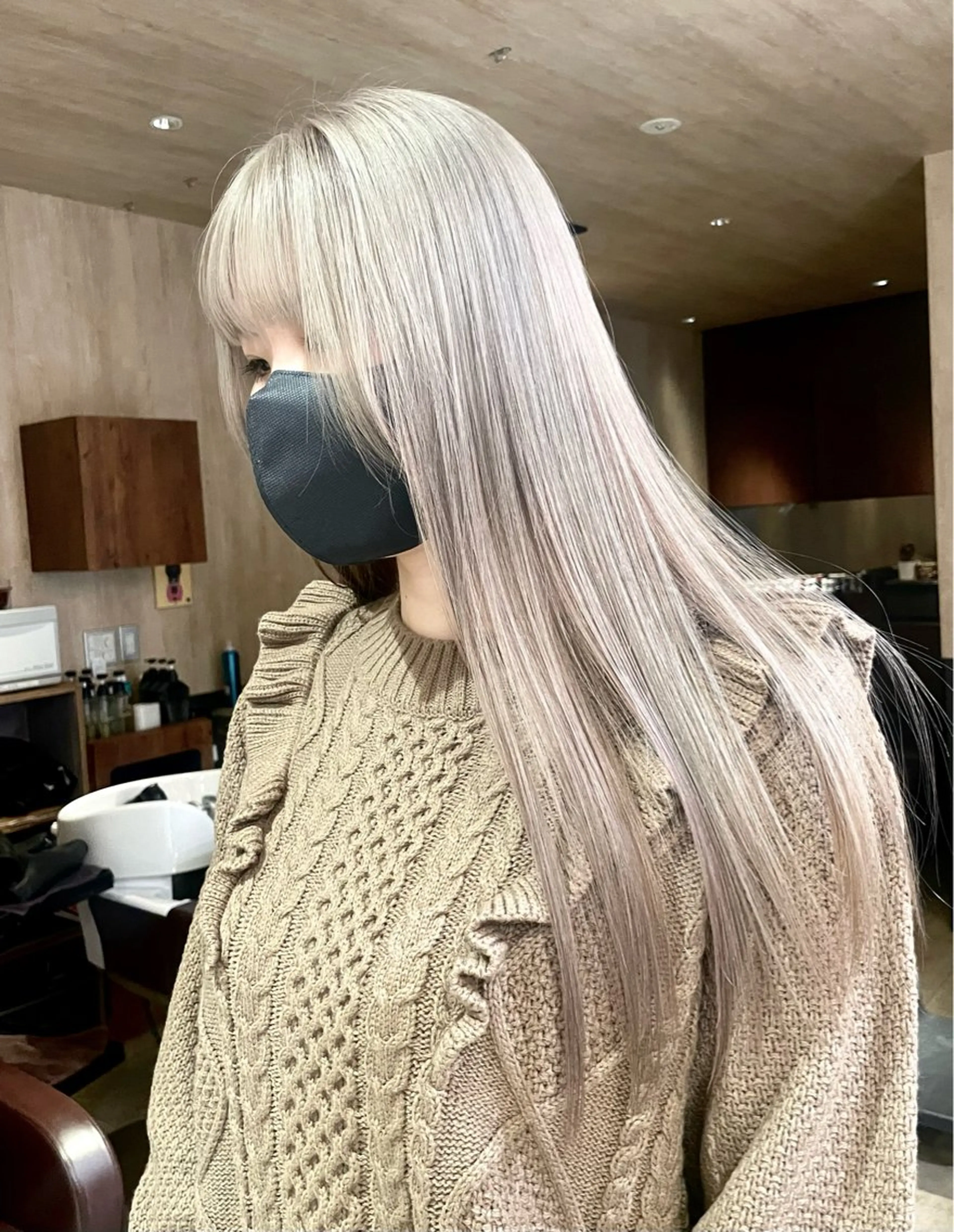 ロング カラー うる艶レイヤーカット hinakoのヘアスタイル
