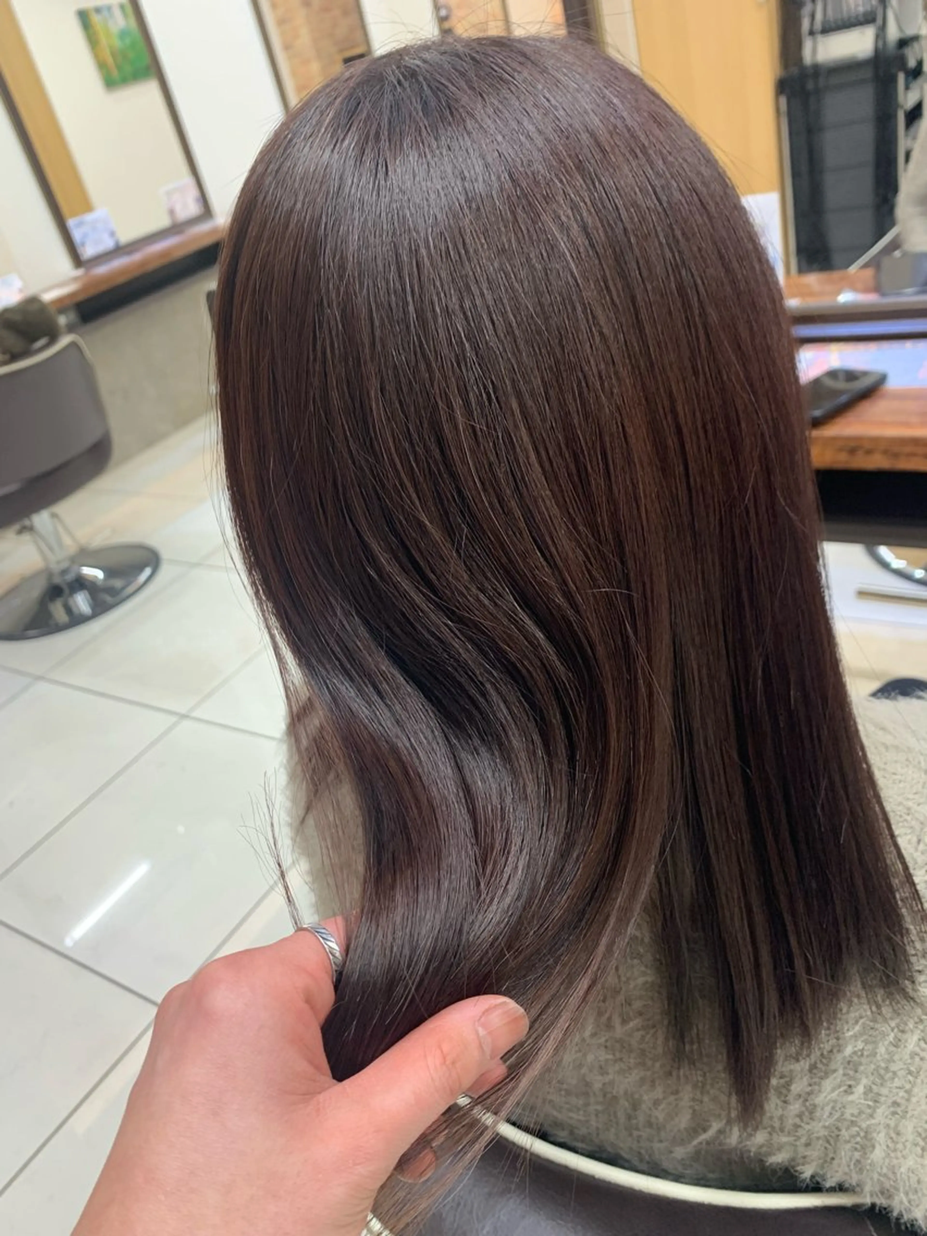 セミロング カラー EARTH kazu🐰のヘアスタイル
