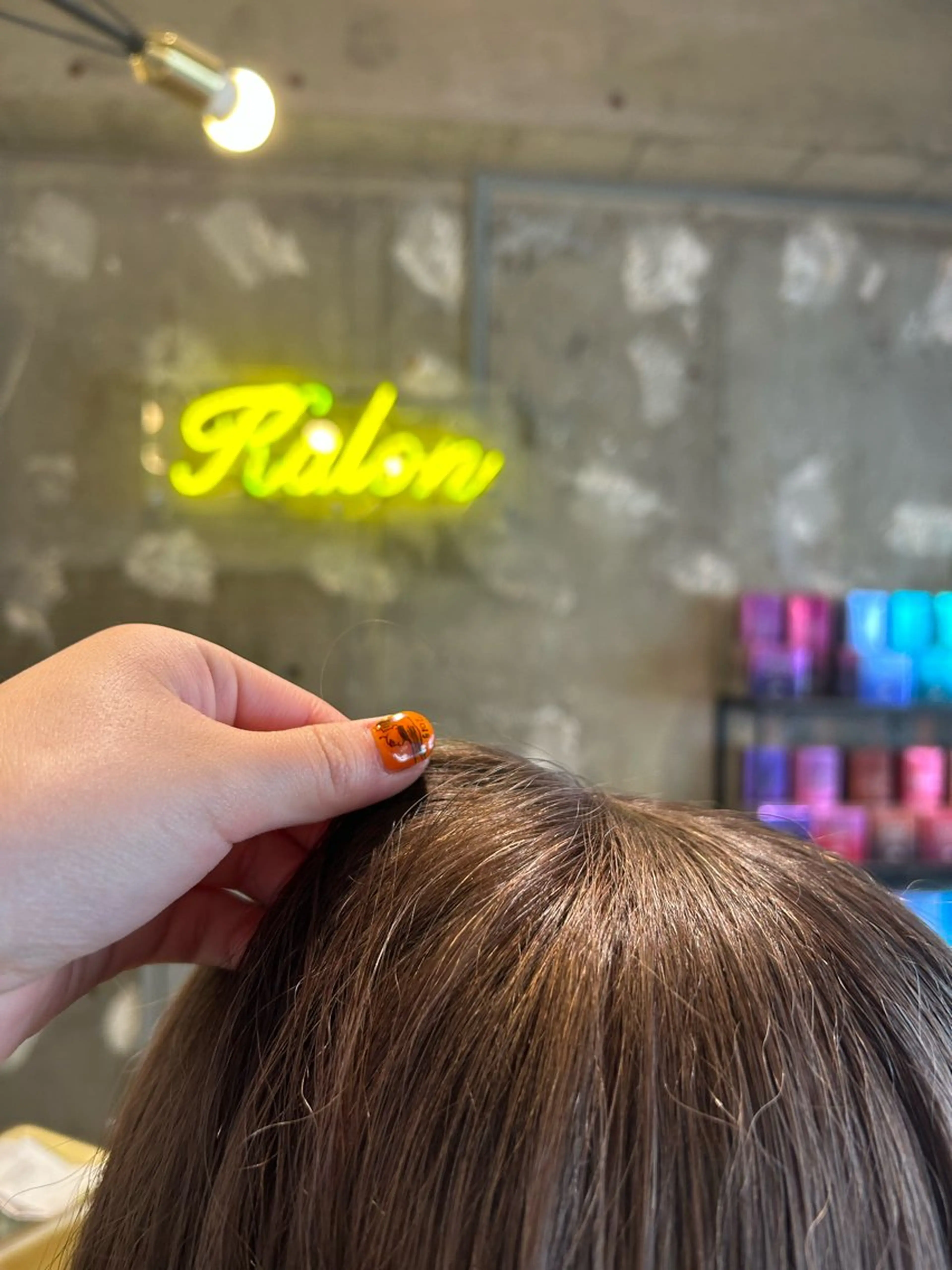 カラー 個性派ネイル シノのネイルデザイン