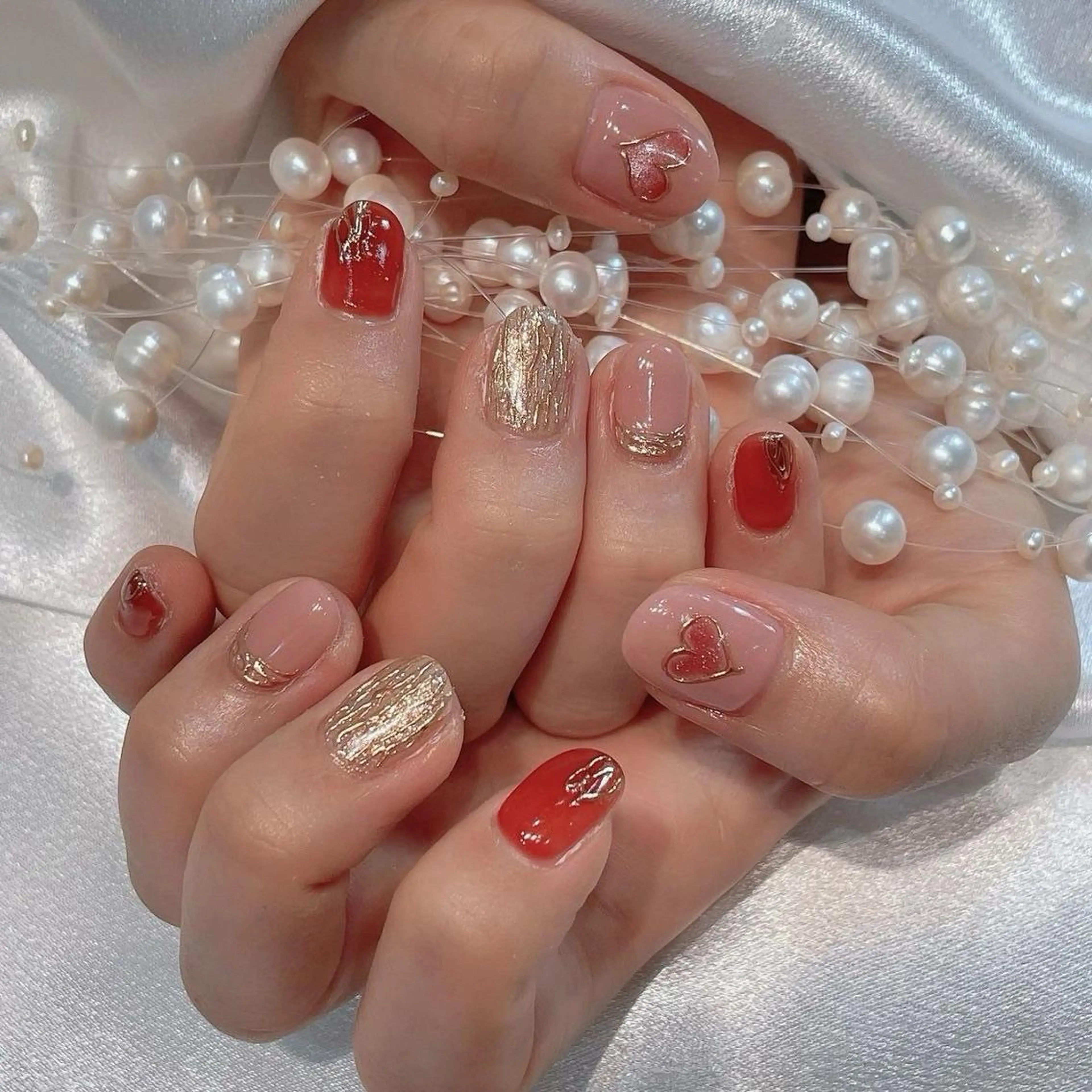 ネイル RAFFINE haru🦋🩵のネイルデザイン