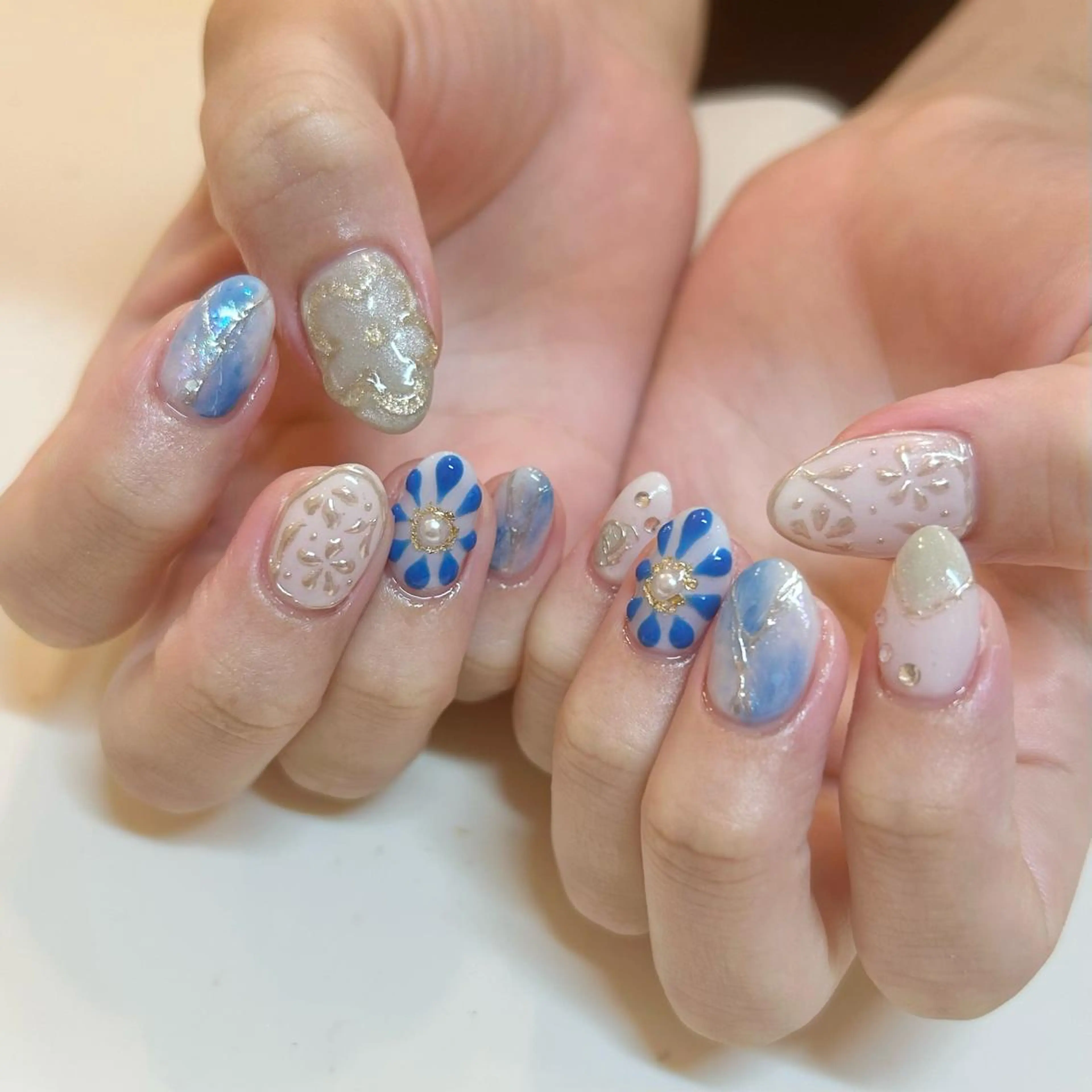 ネイル ハンドネイル 藤原 みゆのネイルデザイン