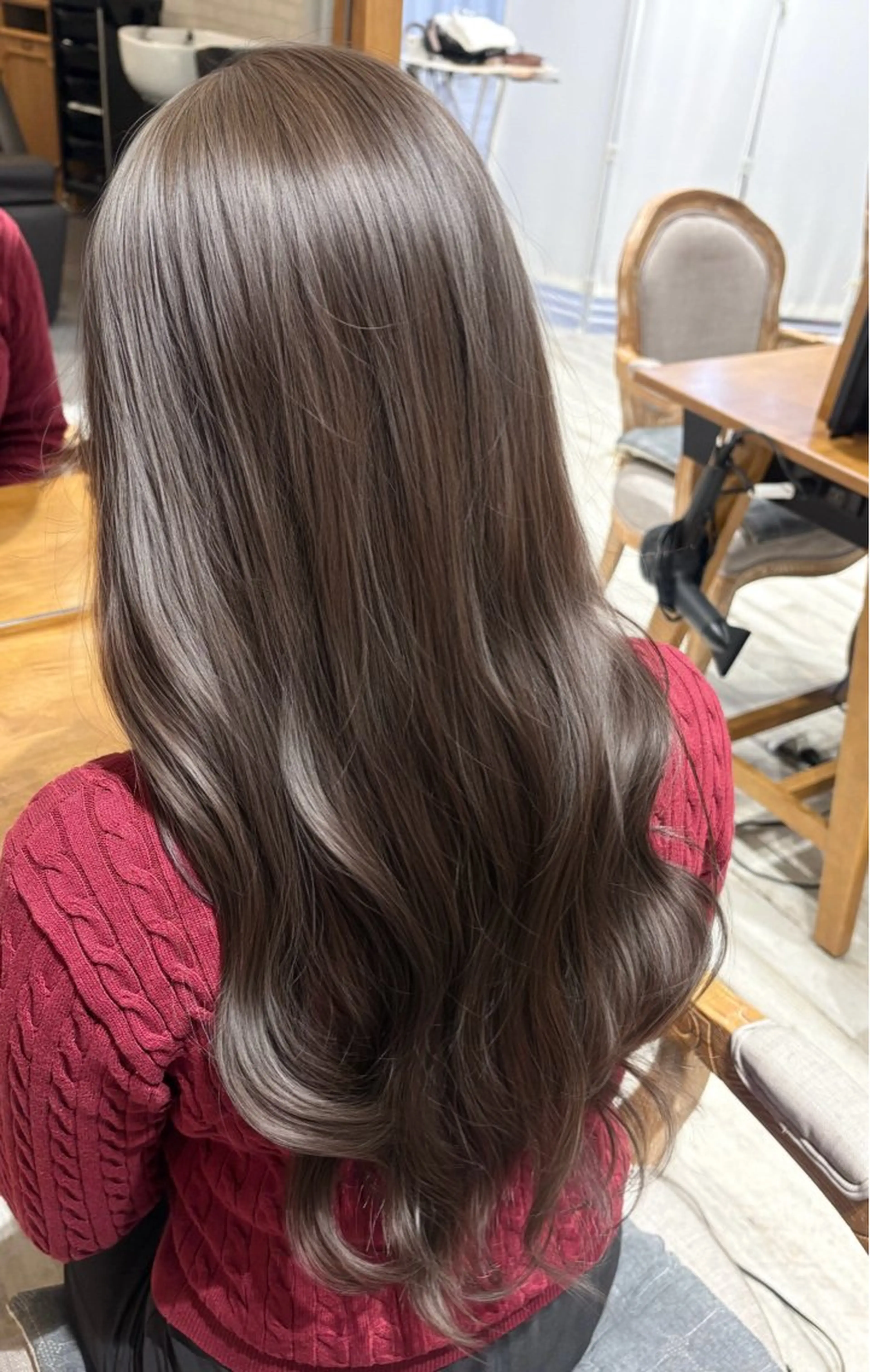 【ご新規様限定】透明感ダブルカラー(ブリーチなし)＋水素トリートメント✨️の写真