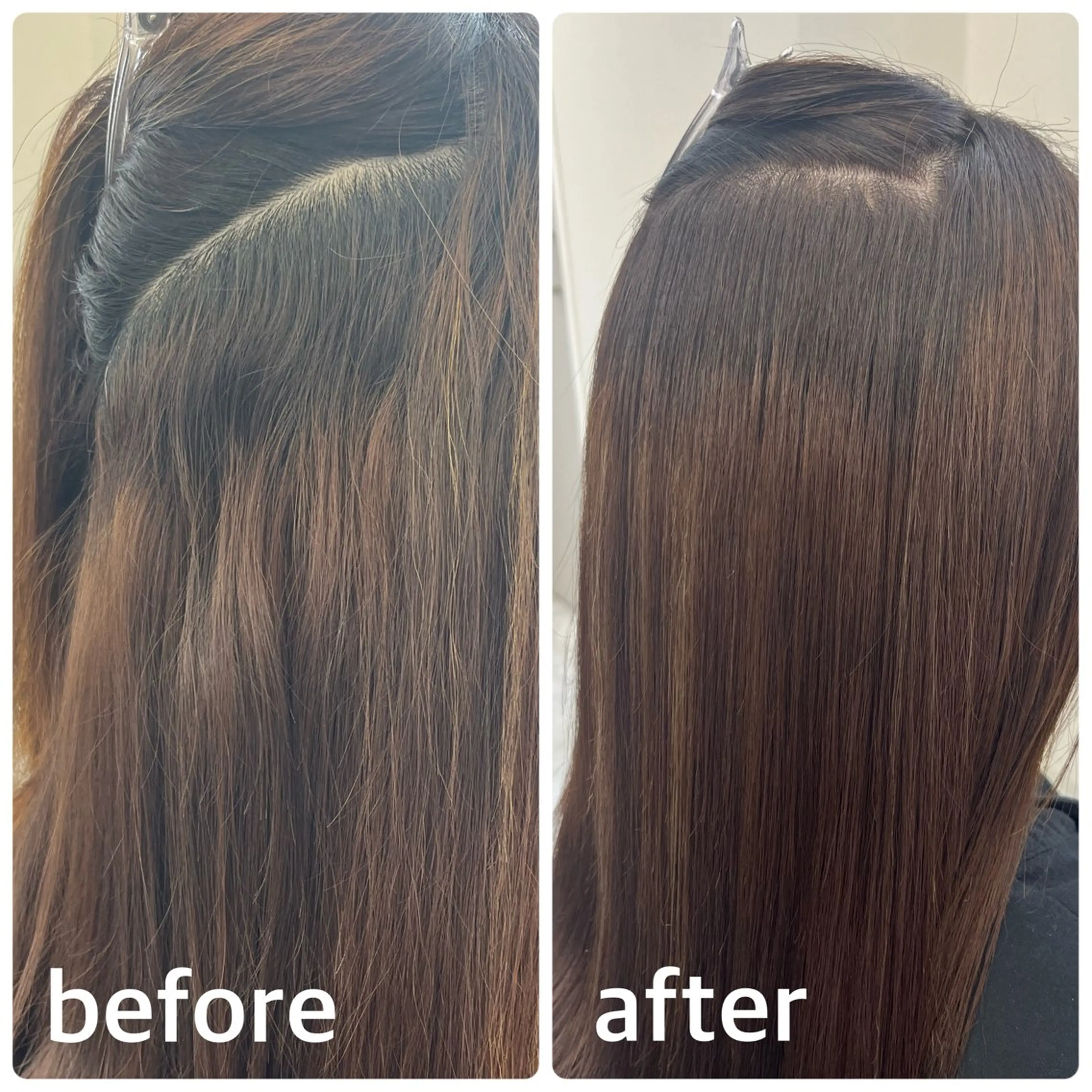 セミロング カット 縮毛矯正 トリートメント michiru 【EIGHT 札幌】のヘアスタイル