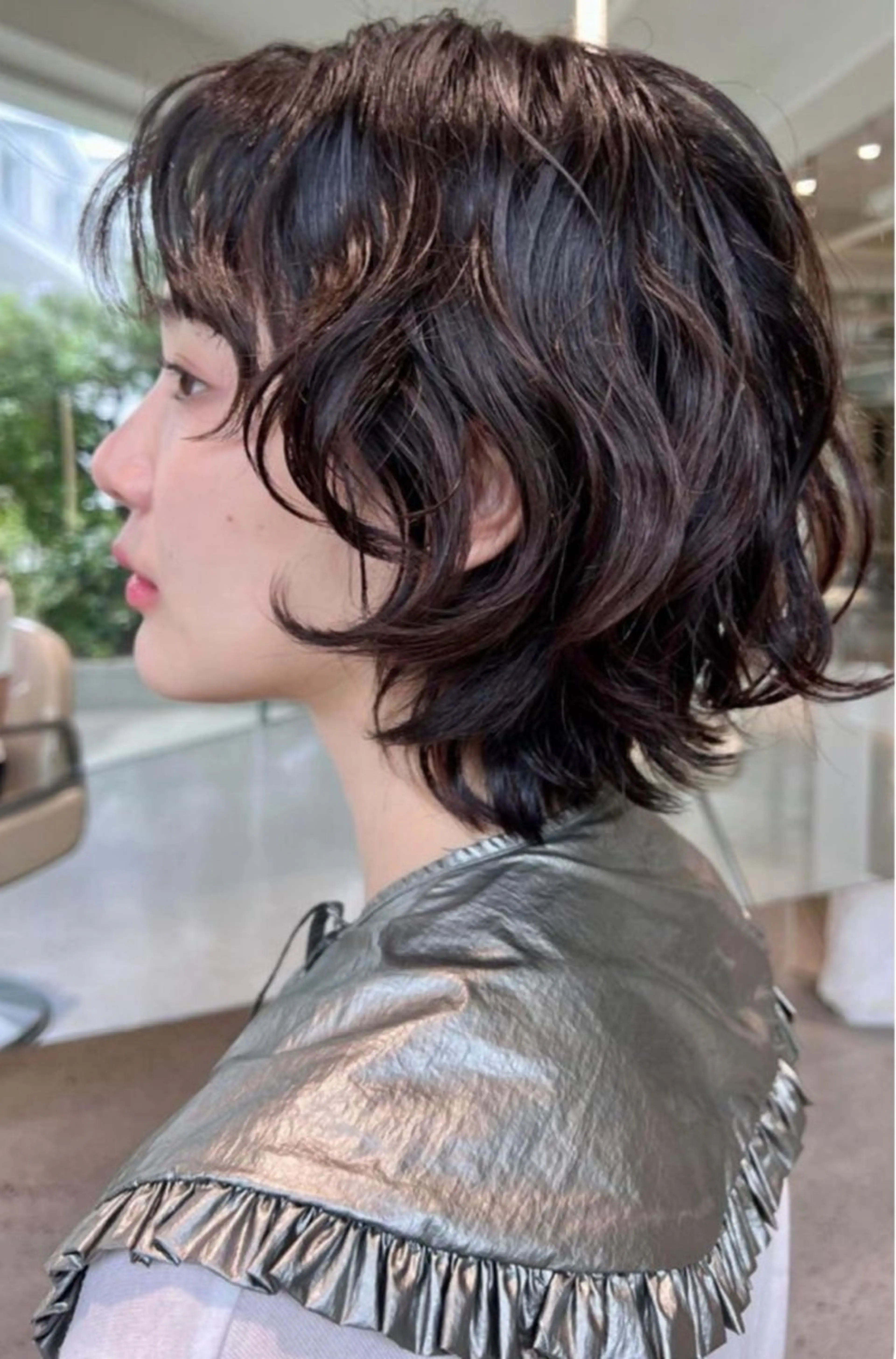 ミディアム カット パーマ トリートメント メンズ、レディース パーマ/松野和志のヘアスタイル