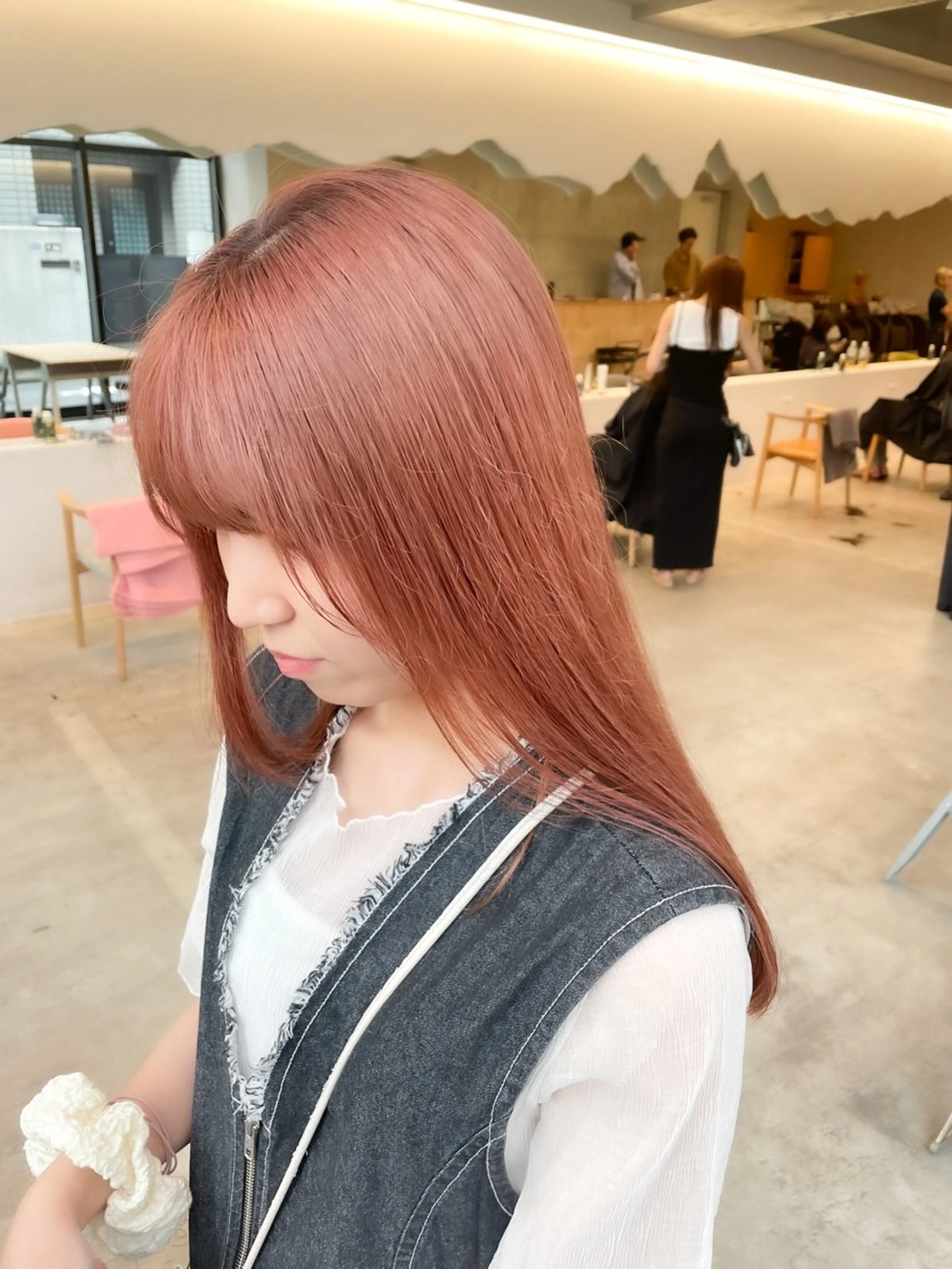 ミディアム カラー ヘアアレンジ ミニボブ/ブリーチ 🌈MISATOのヘアスタイル