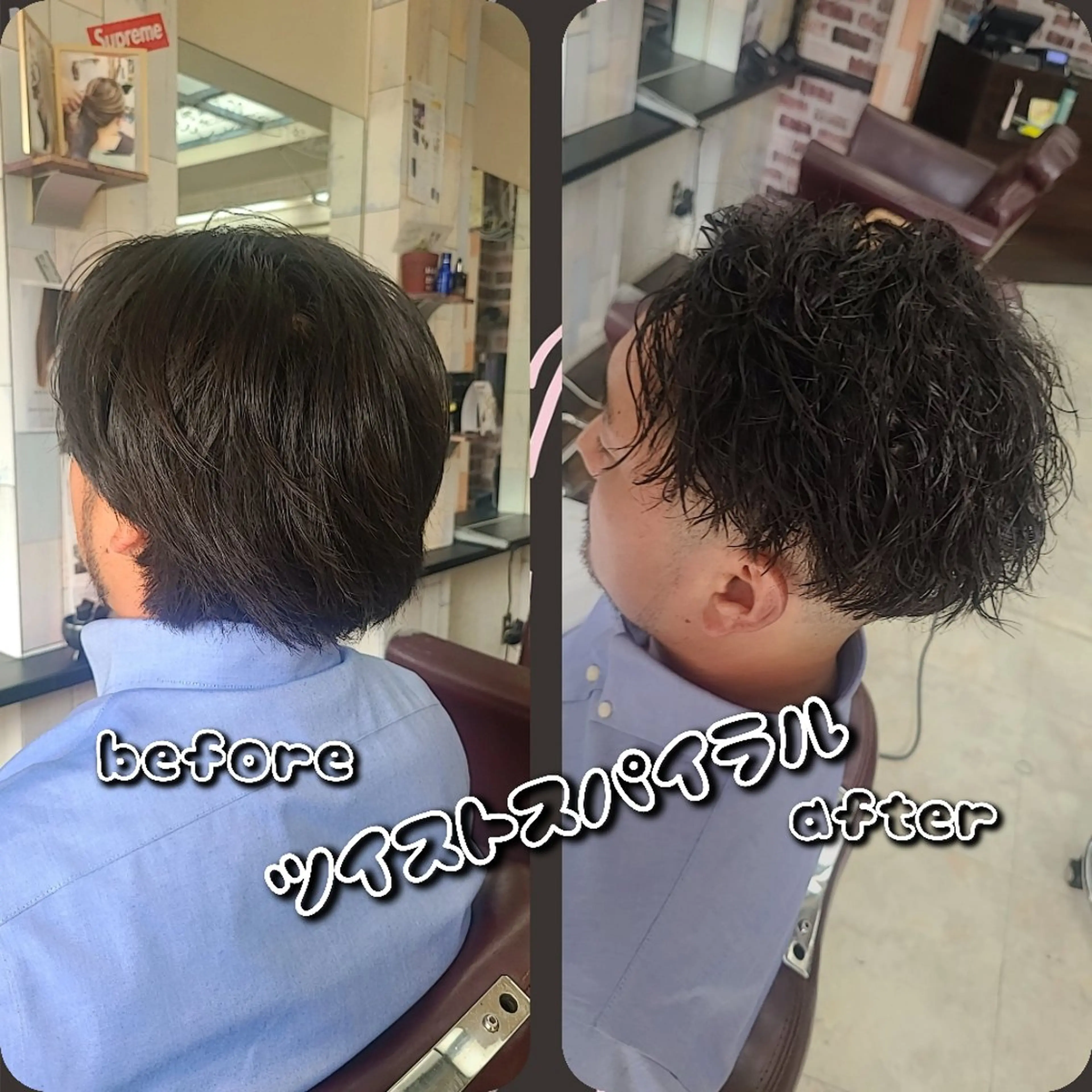 ミディアム TAKA✂️メンズ ◎艶サラ髪✨のヘアスタイル