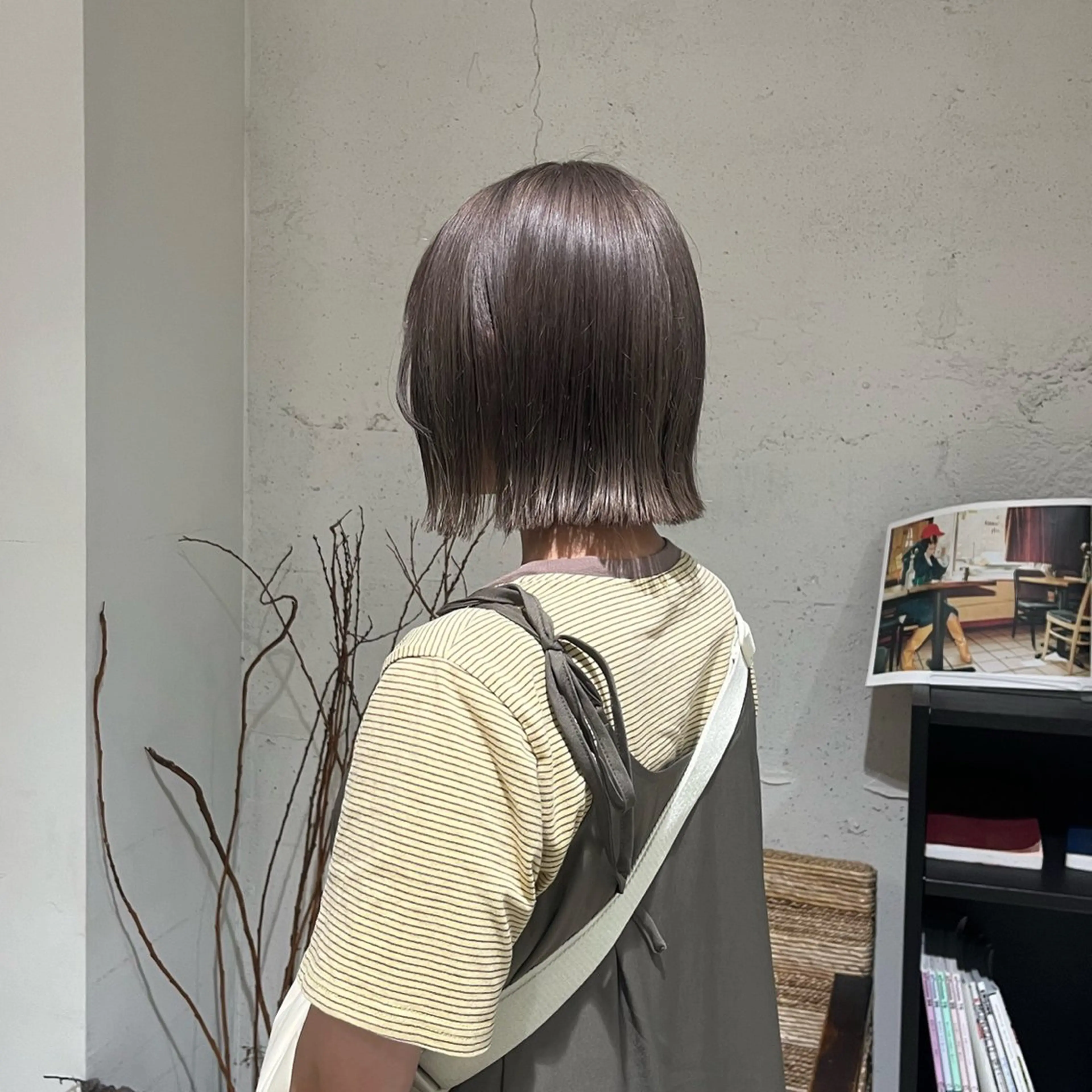 ミディアム かわい りほのヘアスタイル