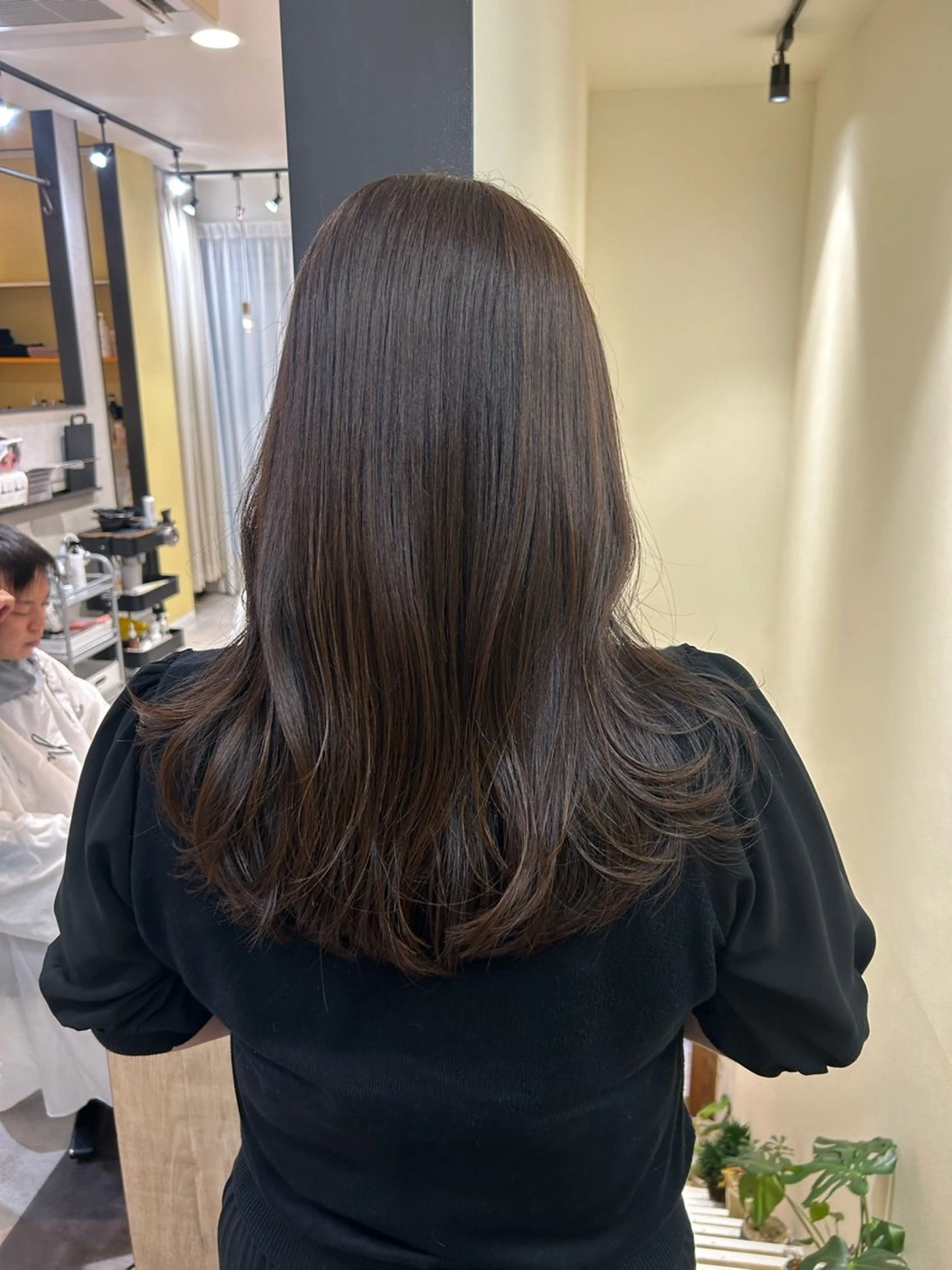 ロング カラー ベージュカラー hub hair レイヤー/透明感のヘアスタイル