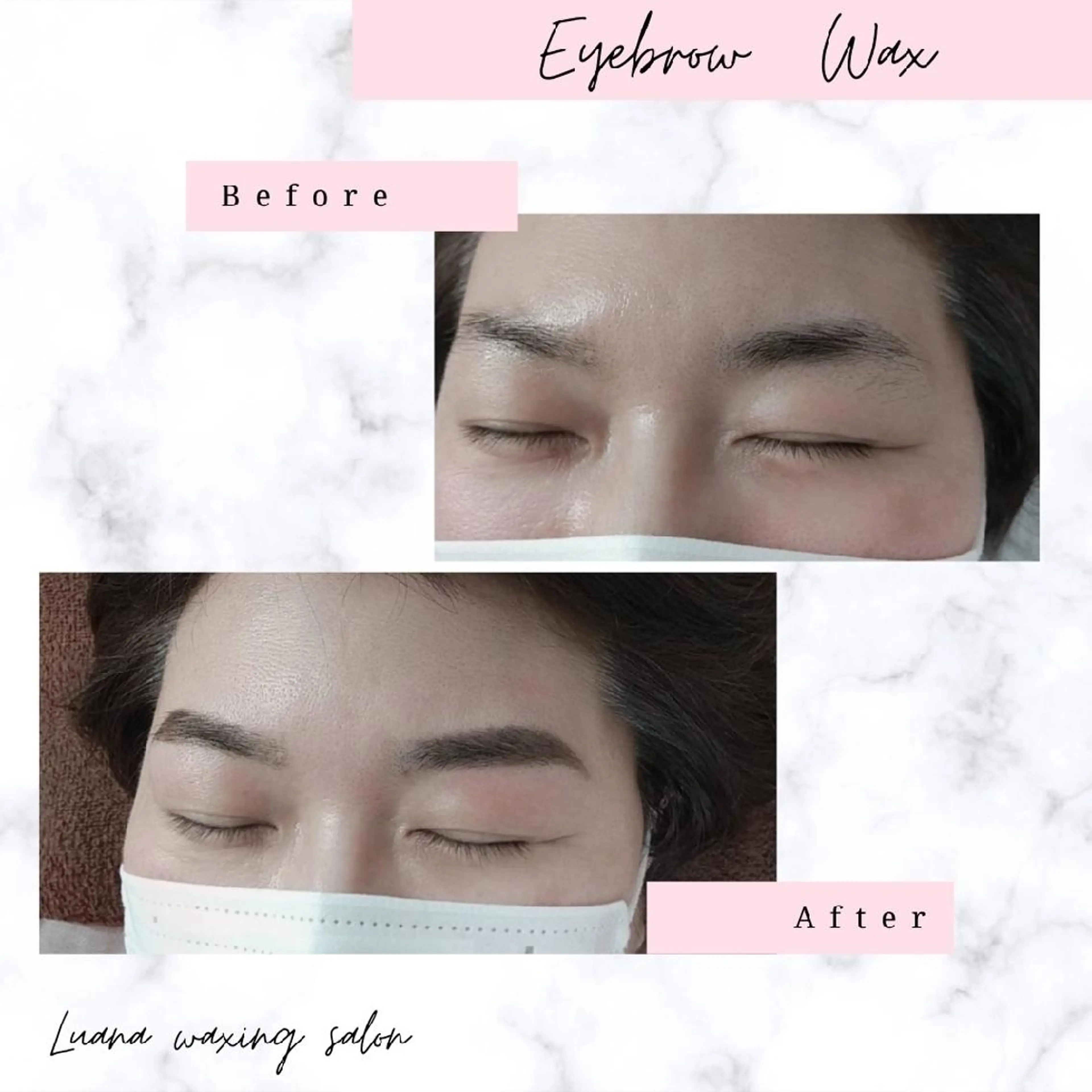 アイブロウ 眉毛ワックス脱毛 Luana wax 🐚根本のエステ・リラクイメージ