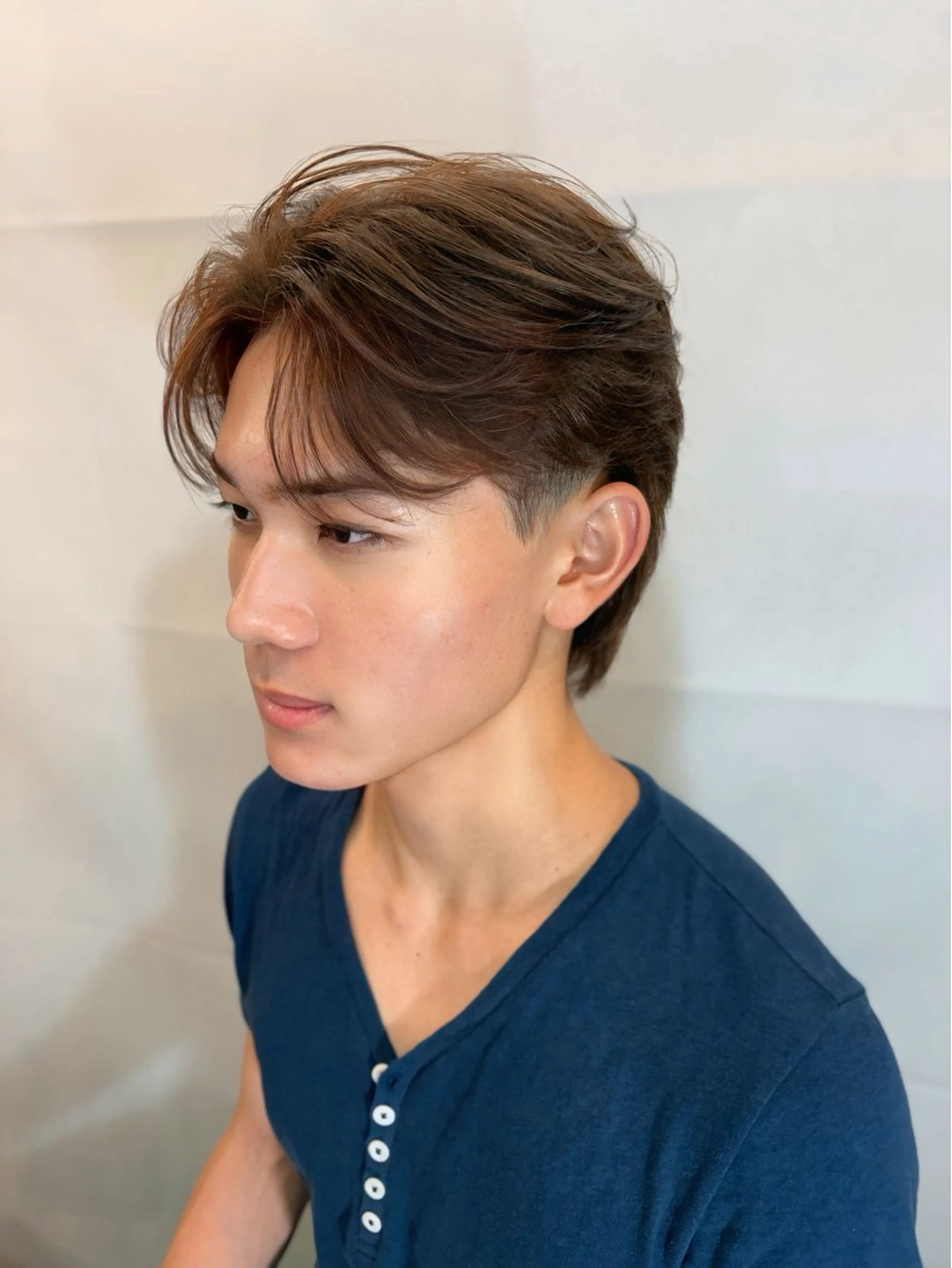 カラー メンズ ブラウンカラー ヘアカラー accorto 小林諭侑のヘアスタイル