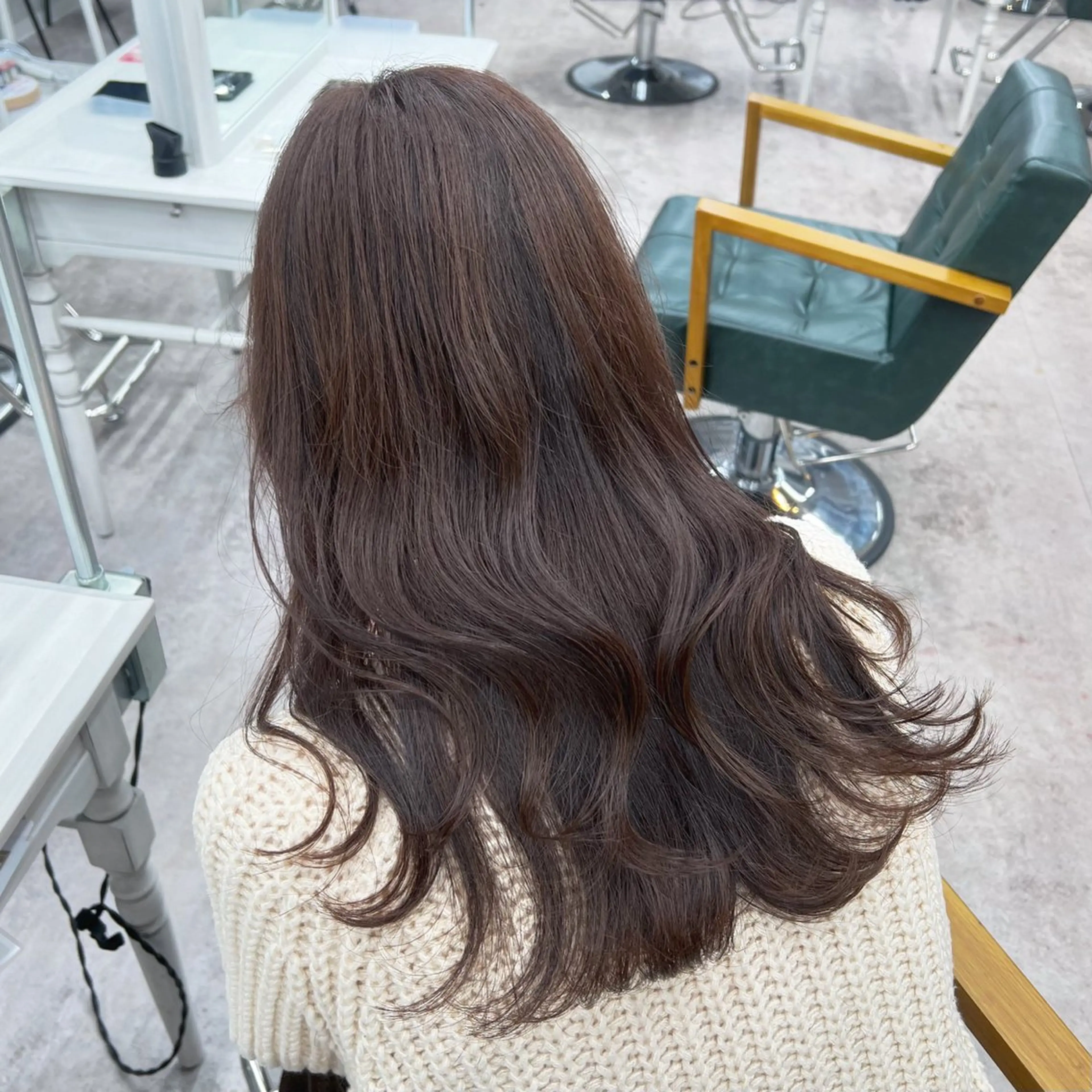 ロング カラー JUNSHIN🦋 ヘアセット／カラーのヘアスタイル