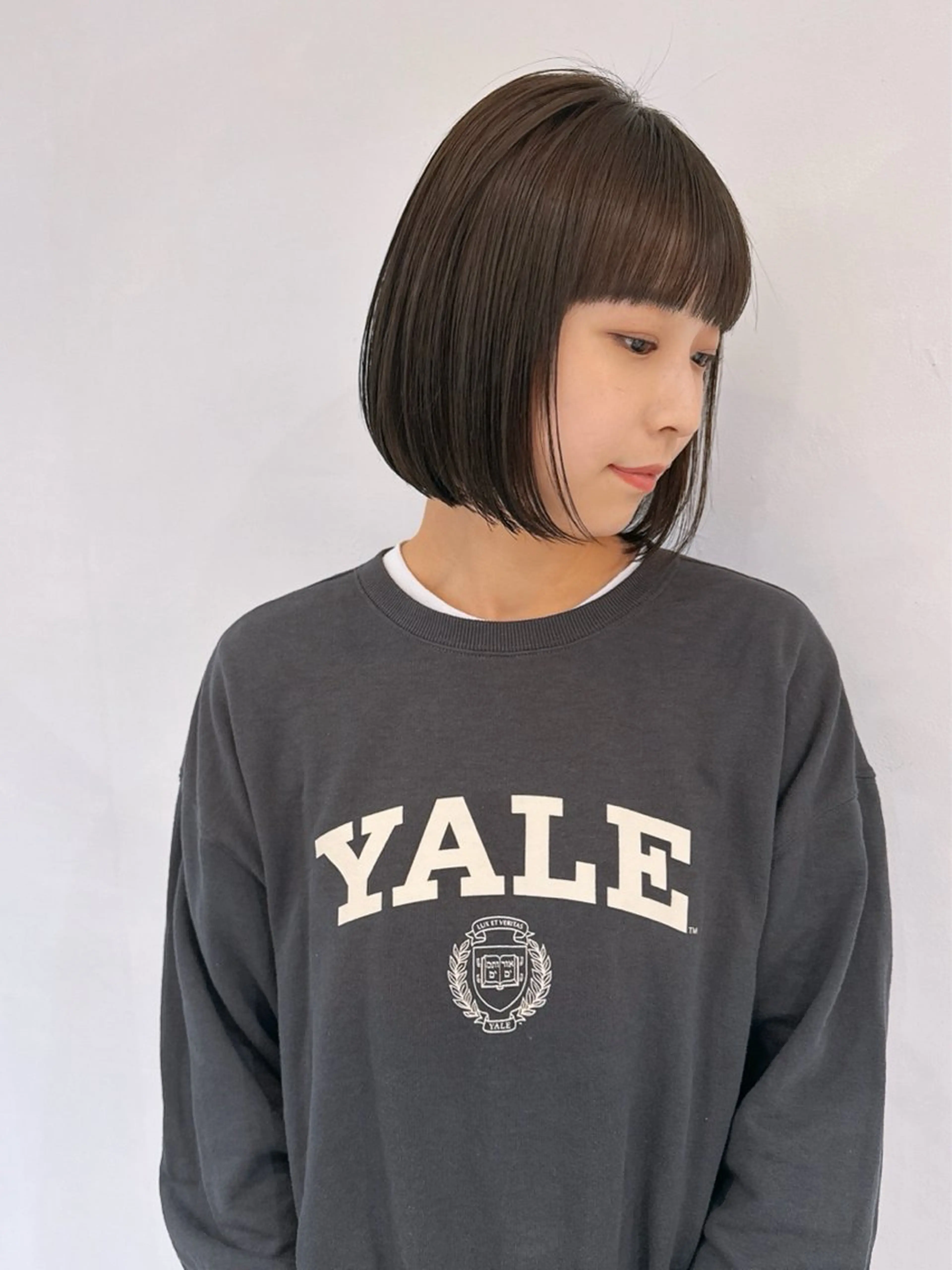 ミディアム カラー ヘアカラー トリートメント ill/ダブルカラー 髪質改善/小島のヘアスタイル