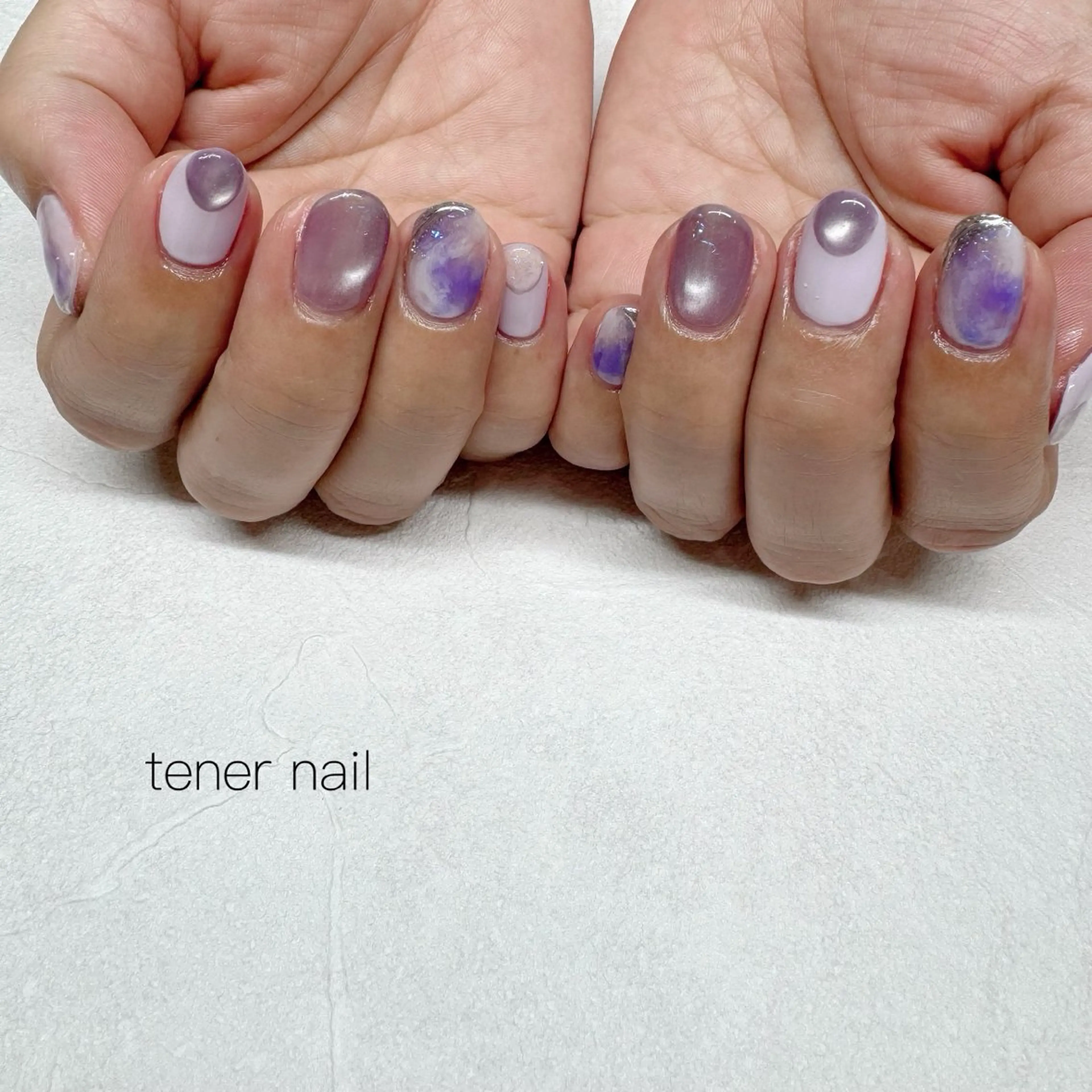 ネイル ニュアンスネイル ぷっくりネイル ハンドネイル tener  nail  テネルネイル所属・テネルネイル tener nailのネイルデザイン