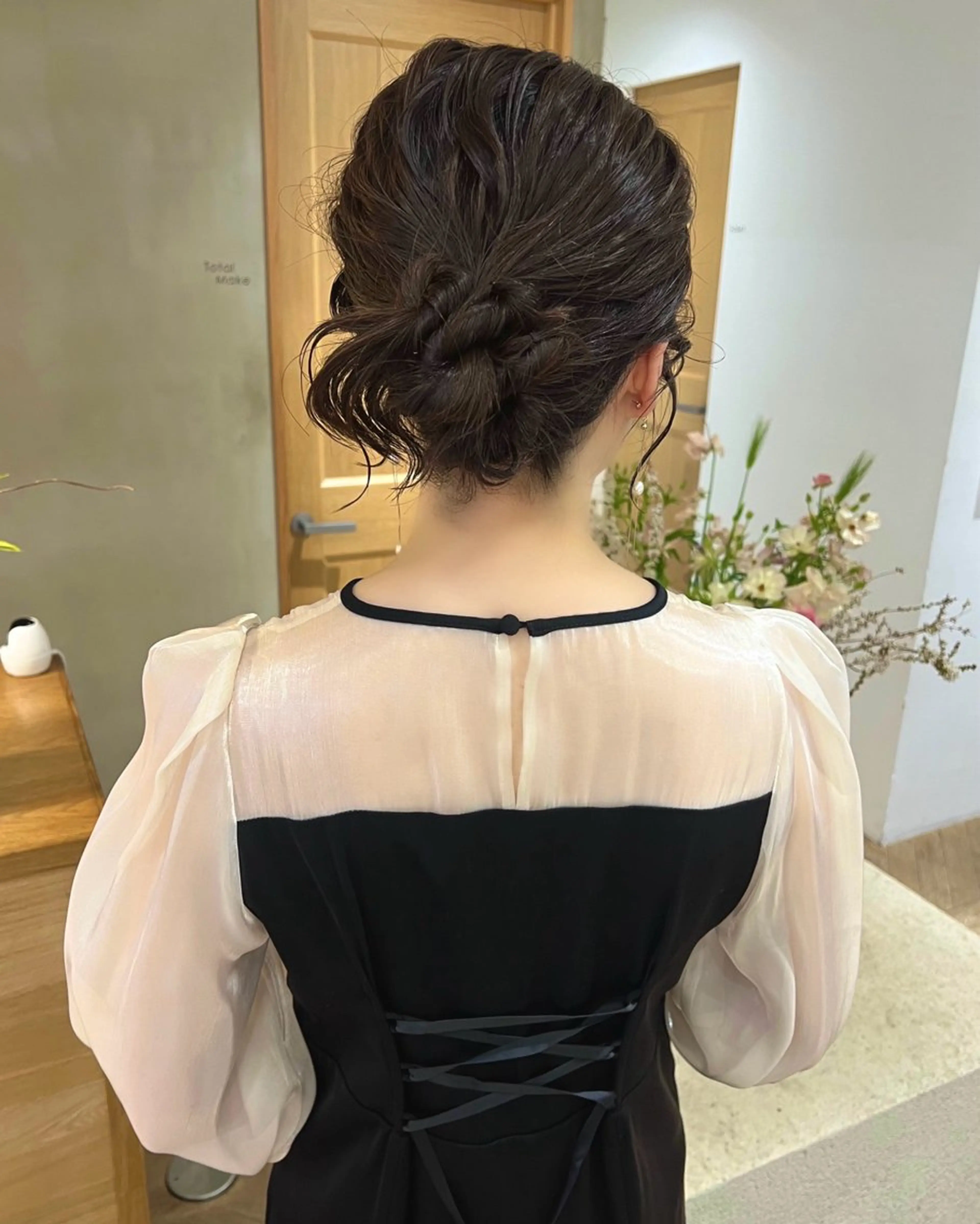 ミディアム ヘアセット レイヤーカット/暖色 カラー/mao🎀のヘアスタイル