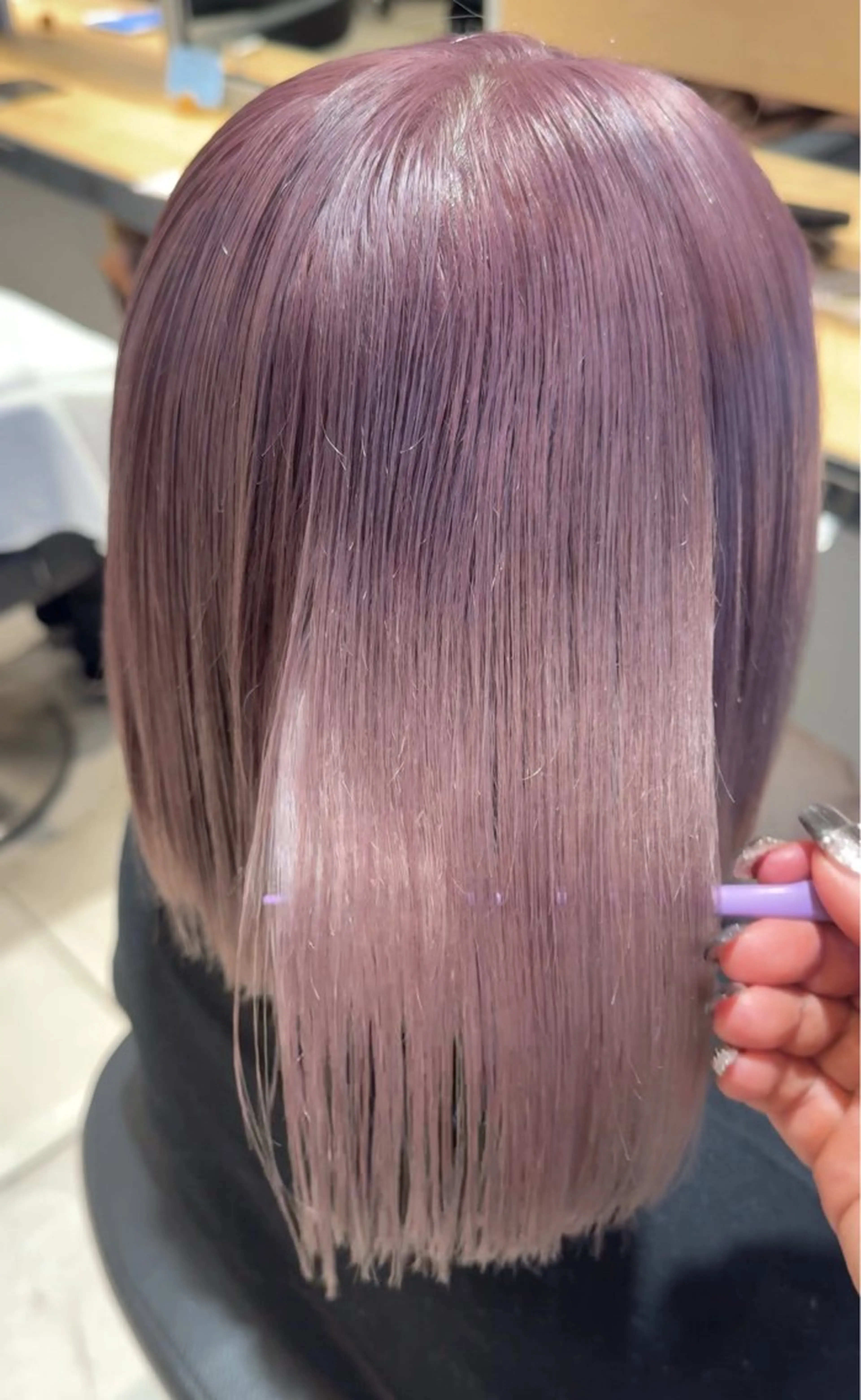 ミディアム たかはし るなのヘアスタイル